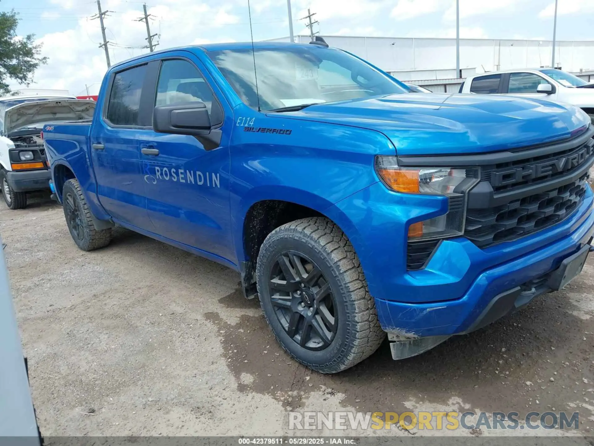 1 Photograph of a damaged car 3GCPDBEKXNG529077 CHEVROLET SILVERADO 1500 2022