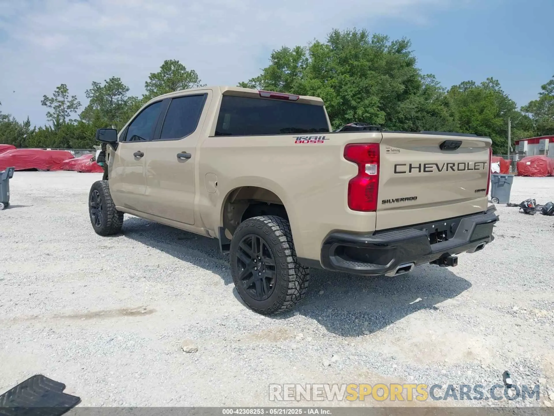 3 Photograph of a damaged car 3GCPDCED1NG639300 CHEVROLET SILVERADO 1500 2022