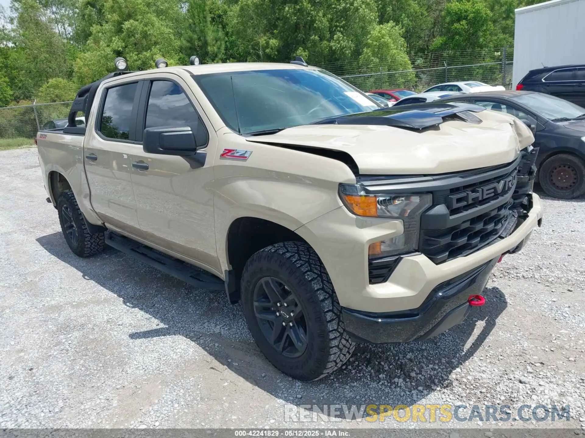 1 Photograph of a damaged car 3GCPDCEDXNG569831 CHEVROLET SILVERADO 1500 2022