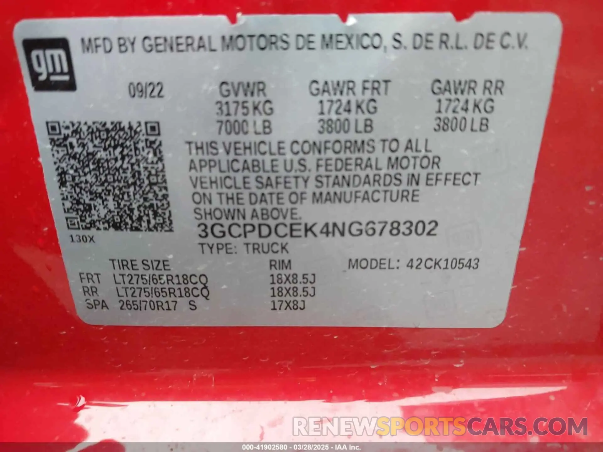 9 Photograph of a damaged car 3GCPDCEK4NG678302 CHEVROLET SILVERADO 1500 2022
