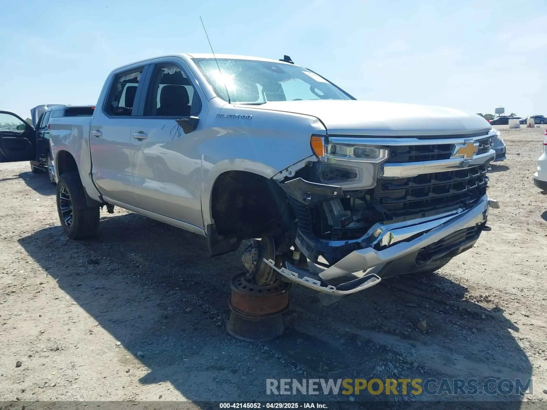 1 Photograph of a damaged car 3GCPDDEK8NG556144 CHEVROLET SILVERADO 1500 2022