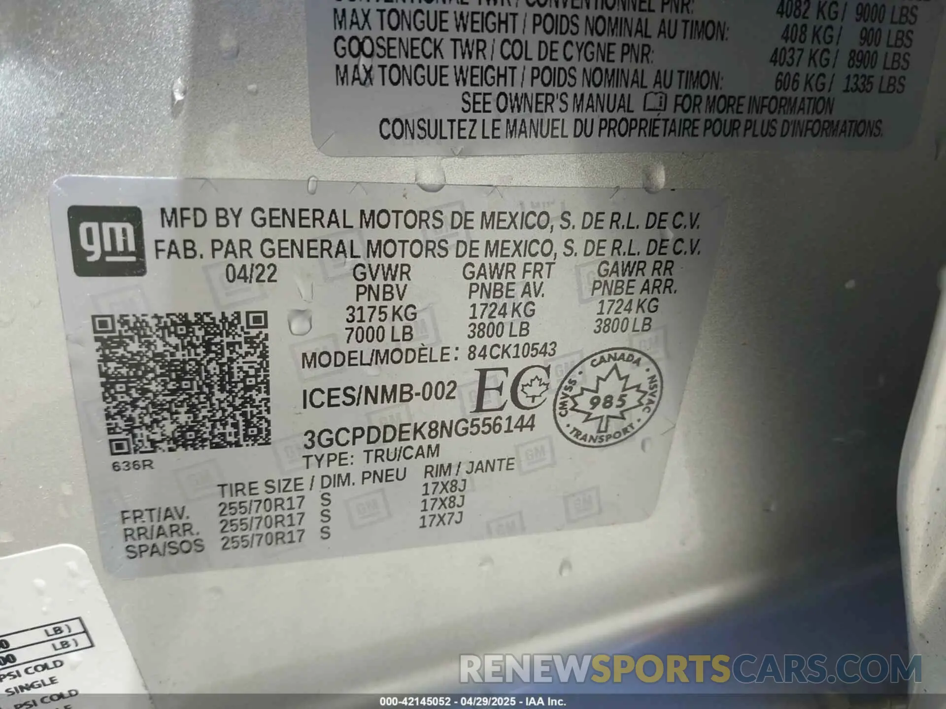 9 Photograph of a damaged car 3GCPDDEK8NG556144 CHEVROLET SILVERADO 1500 2022