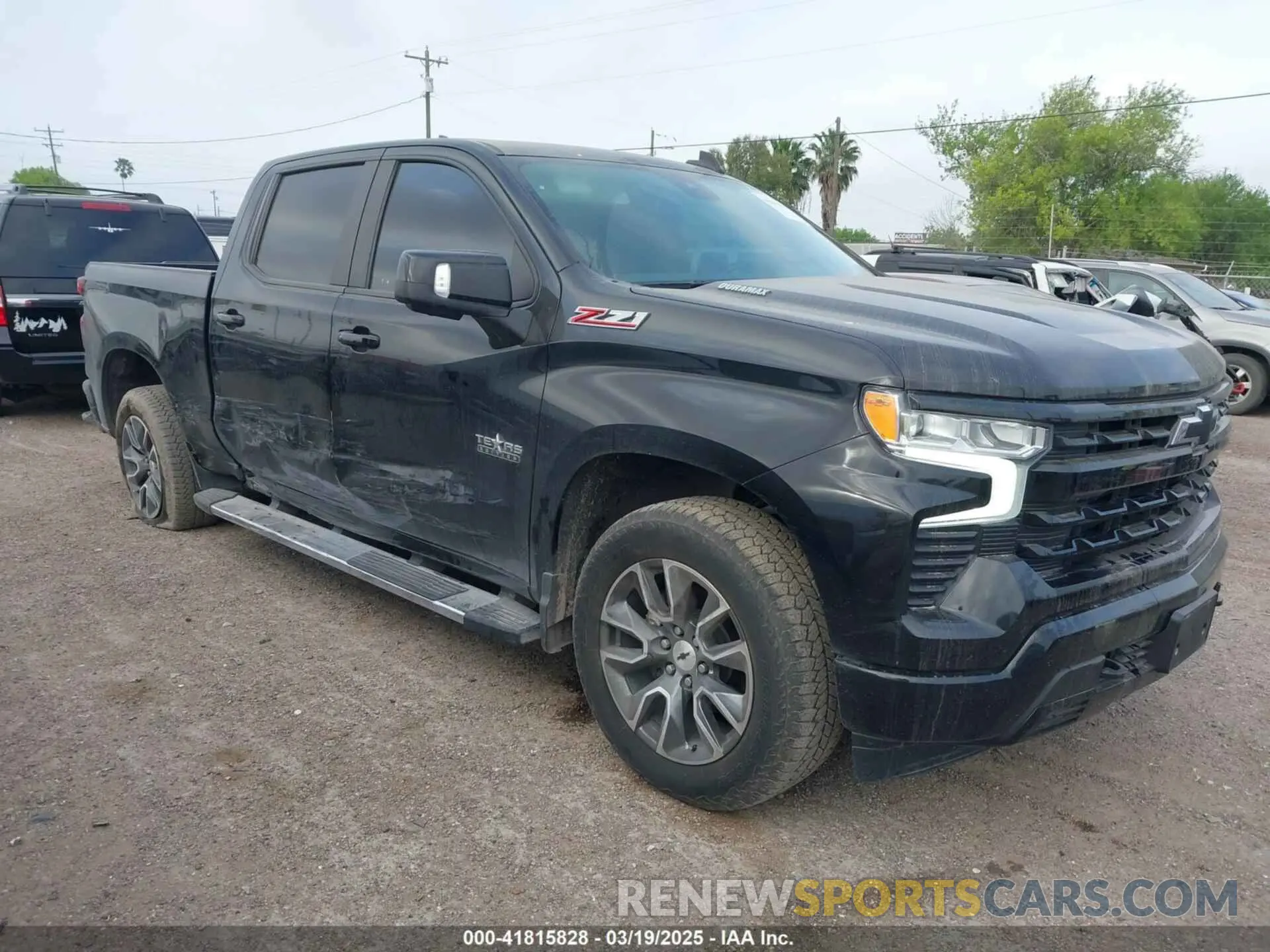 1 Photograph of a damaged car 3GCUDEET1NG684999 CHEVROLET SILVERADO 1500 2022