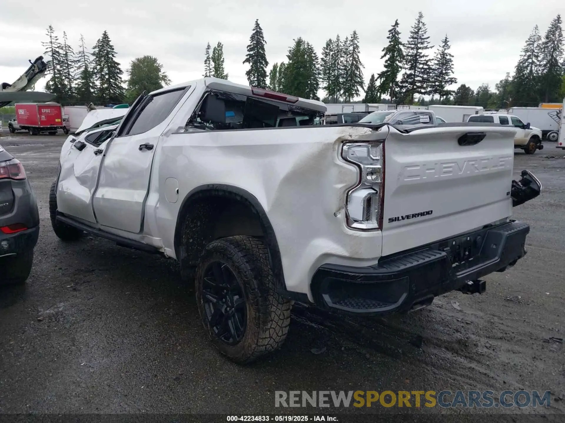 3 Photograph of a damaged car 3GCUDFED0NG647859 CHEVROLET SILVERADO 1500 2022