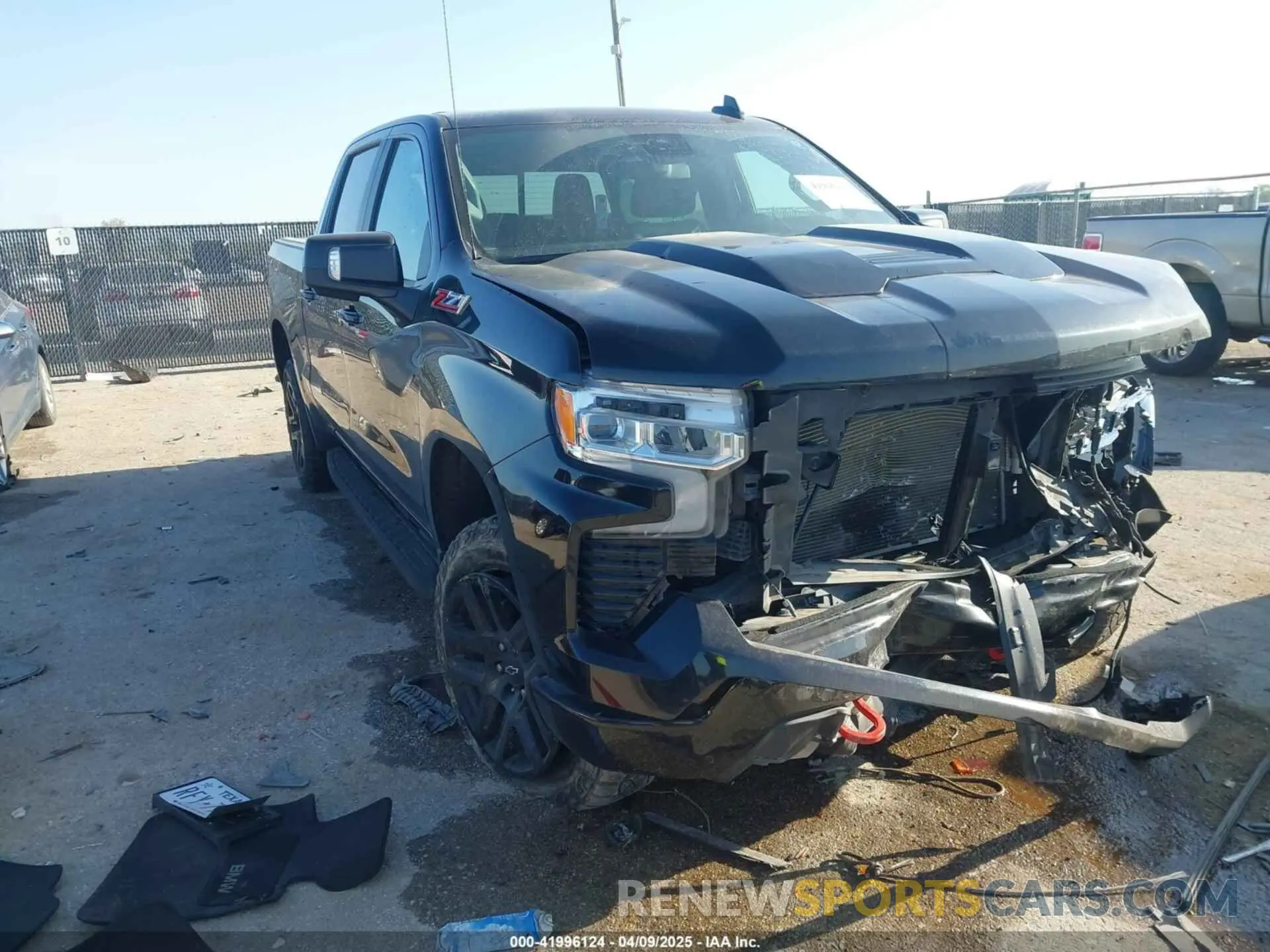 1 Photograph of a damaged car 3GCUDFED1NG614501 CHEVROLET SILVERADO 1500 2022