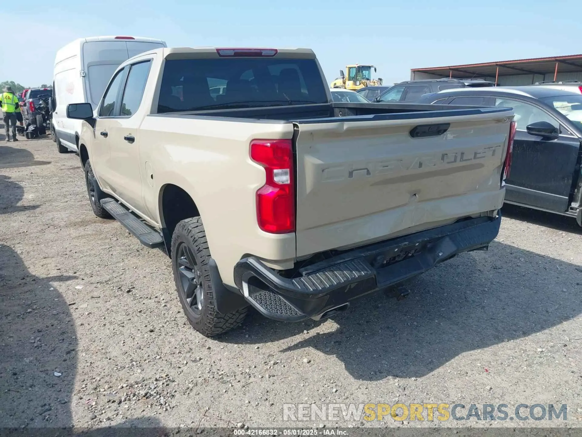 3 Photograph of a damaged car 3GCUDFED1NG683382 CHEVROLET SILVERADO 1500 2022