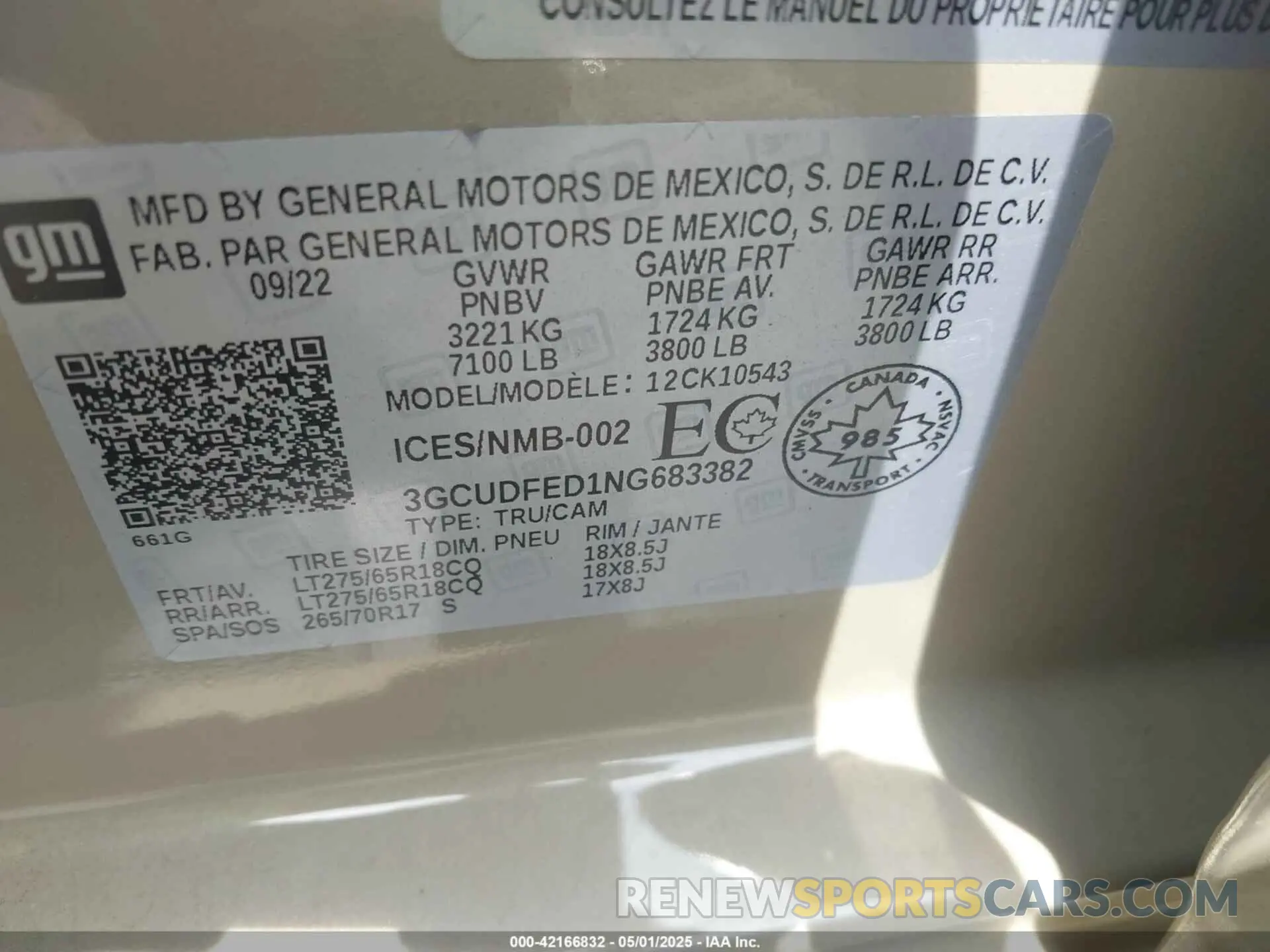 9 Photograph of a damaged car 3GCUDFED1NG683382 CHEVROLET SILVERADO 1500 2022