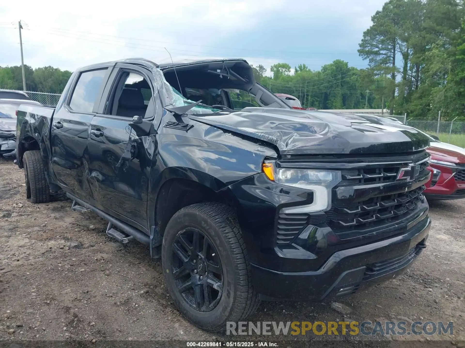 1 Photograph of a damaged car 3GCUDFEDXNG527387 CHEVROLET SILVERADO 1500 2022