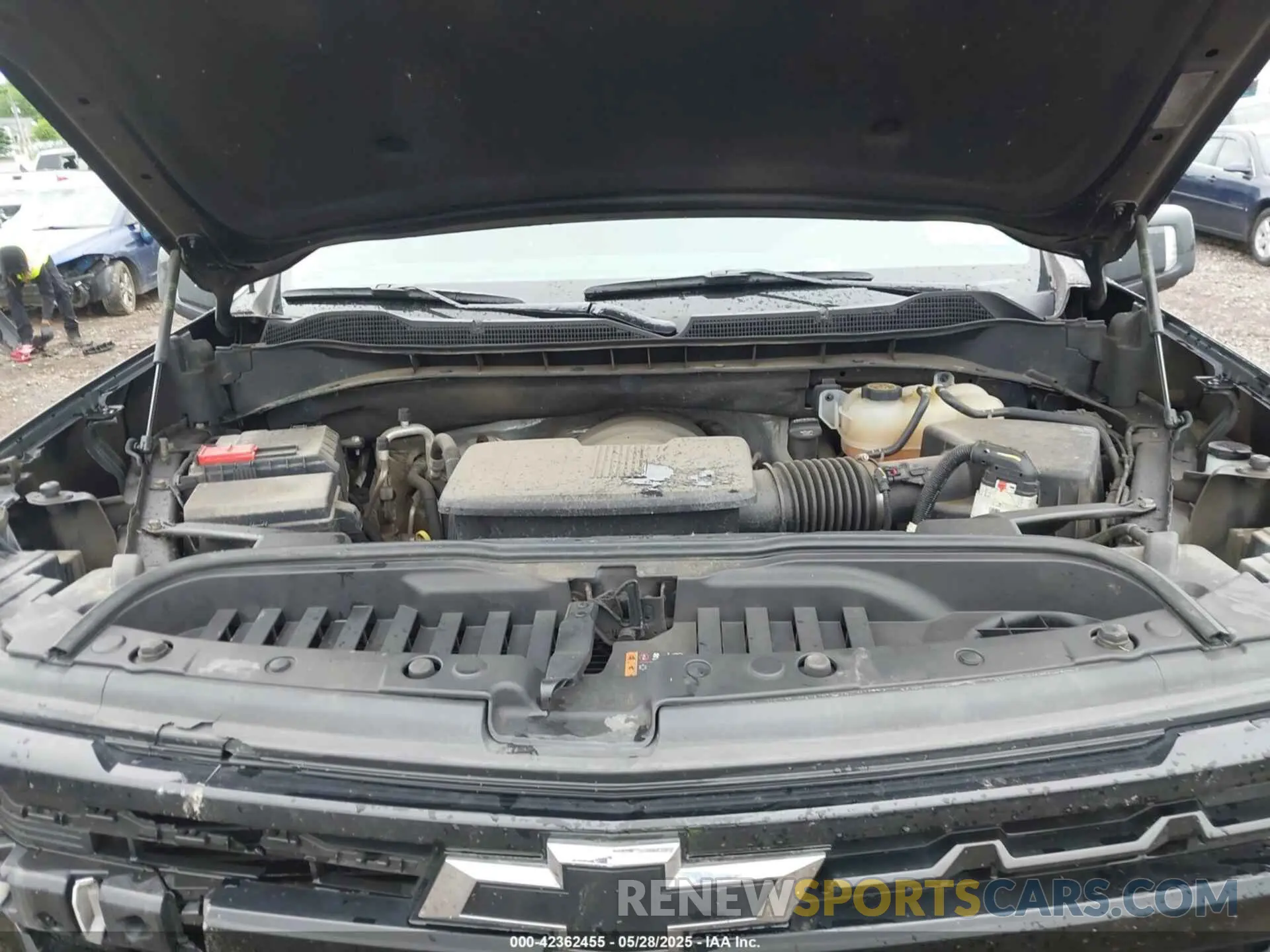 10 Photograph of a damaged car 3GCUDFEL9NG582503 CHEVROLET SILVERADO 1500 2022