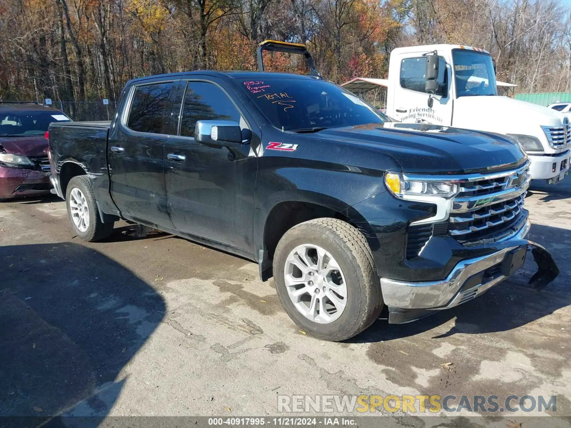 1 Photograph of a damaged car 3GCUDGED6NG517803 CHEVROLET SILVERADO 1500 2022