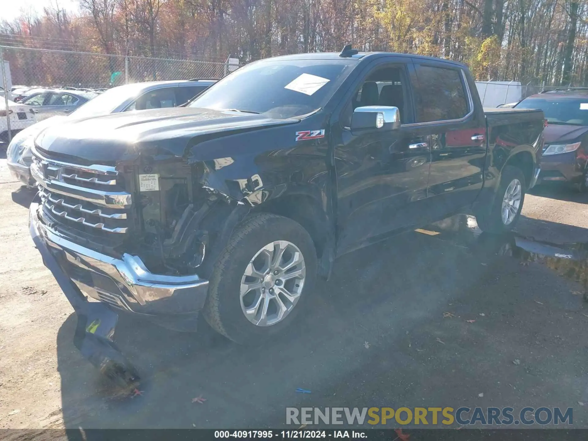 2 Photograph of a damaged car 3GCUDGED6NG517803 CHEVROLET SILVERADO 1500 2022