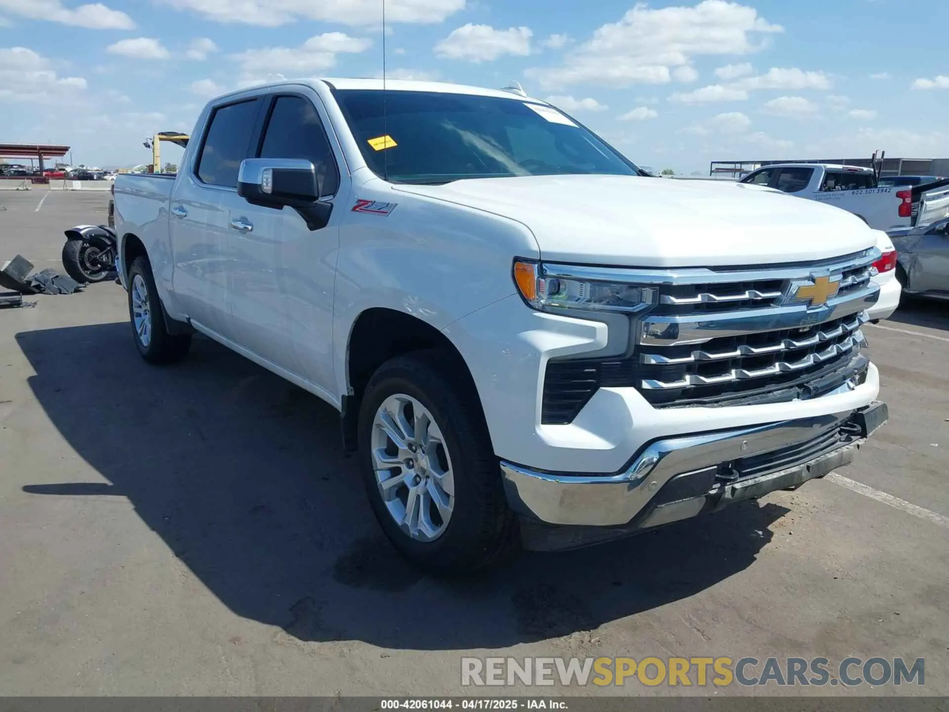1 Photograph of a damaged car 3GCUDGED8NG503708 CHEVROLET SILVERADO 1500 2022