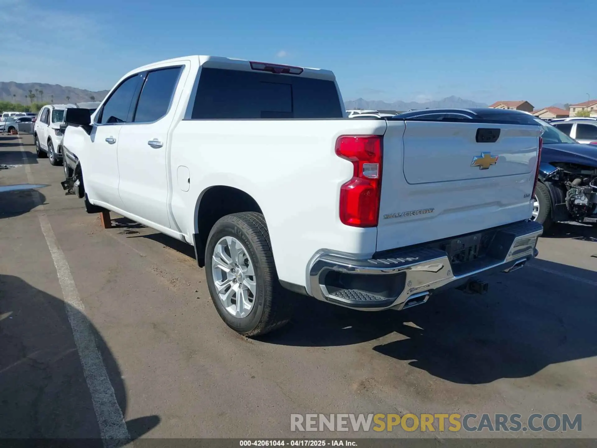 3 Photograph of a damaged car 3GCUDGED8NG503708 CHEVROLET SILVERADO 1500 2022