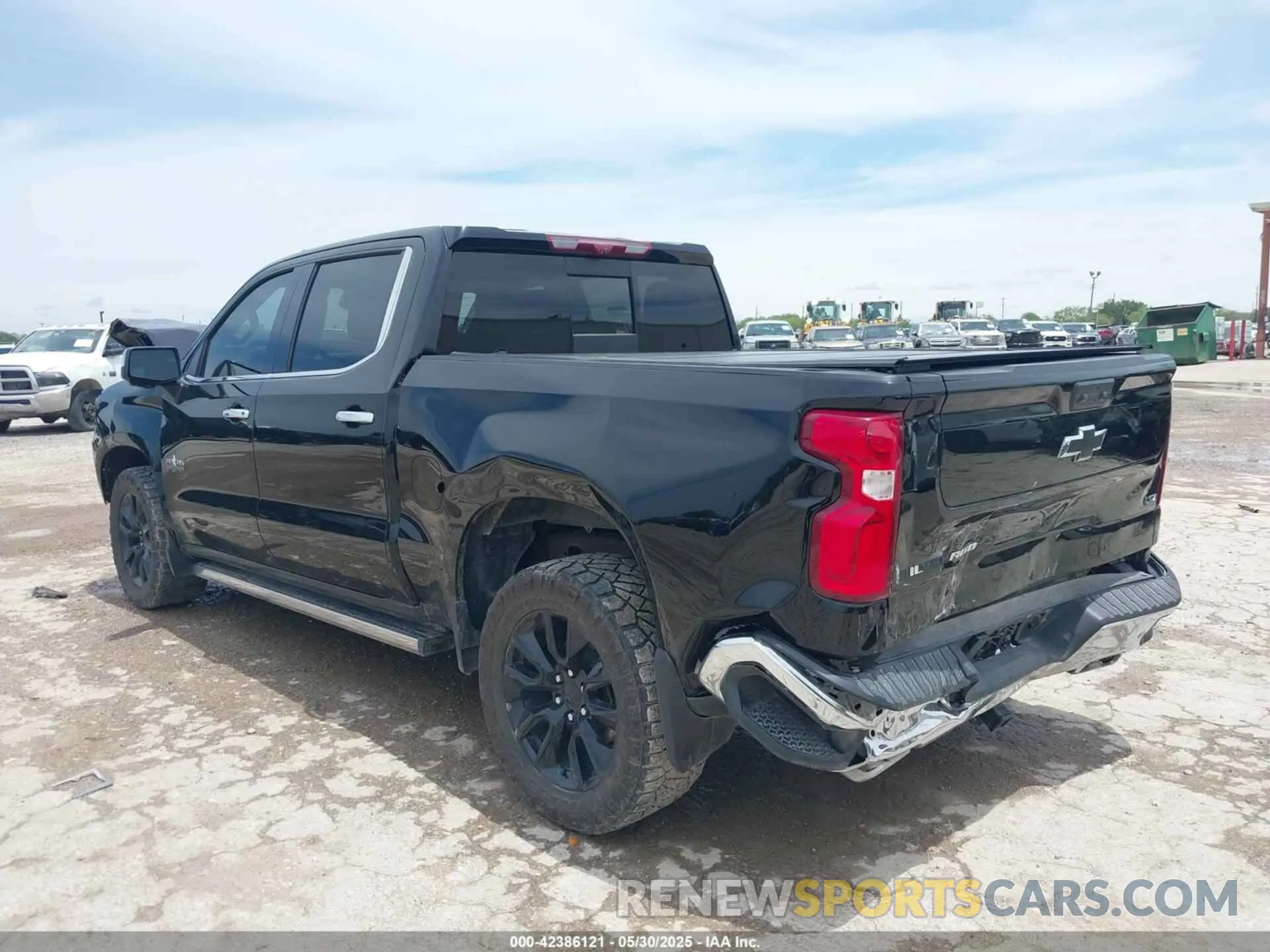 3 Photograph of a damaged car 3GCUDGED9NG533123 CHEVROLET SILVERADO 1500 2022