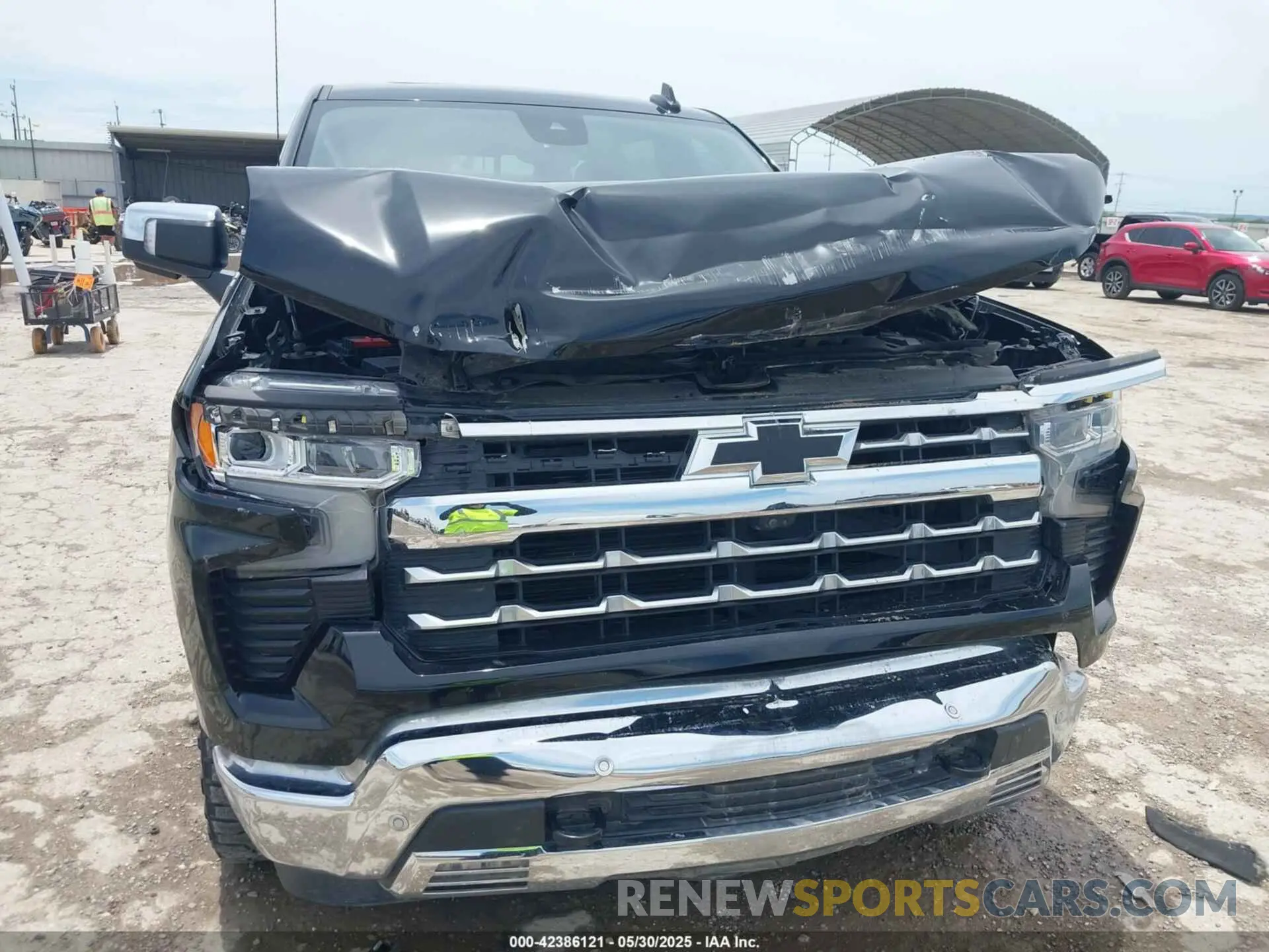 6 Photograph of a damaged car 3GCUDGED9NG533123 CHEVROLET SILVERADO 1500 2022