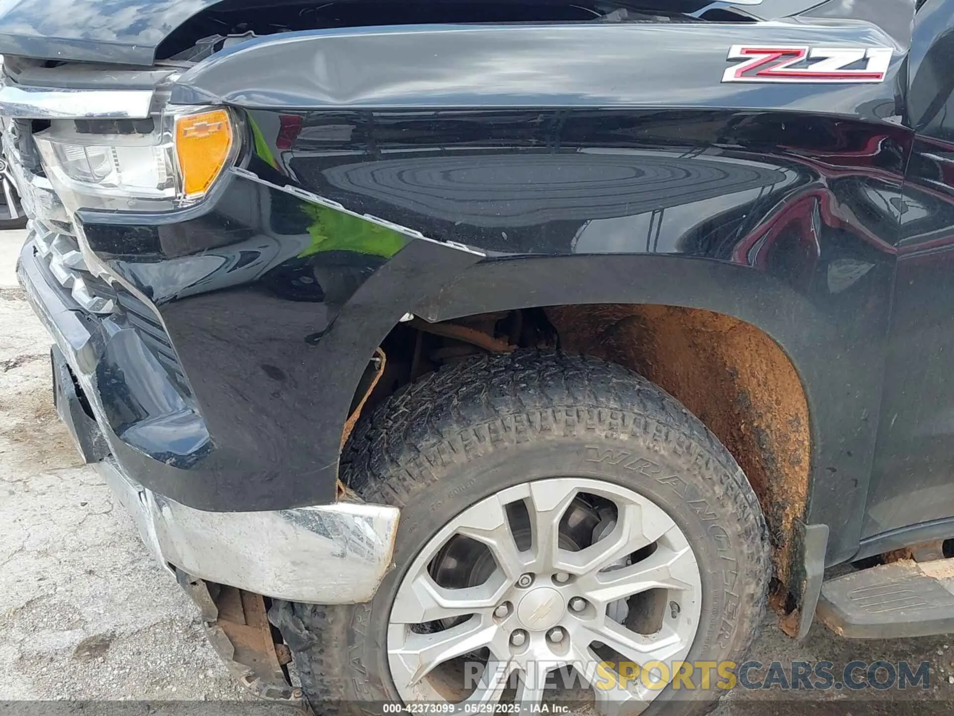 6 Photograph of a damaged car 3GCUDGET2NG674574 CHEVROLET SILVERADO 1500 2022