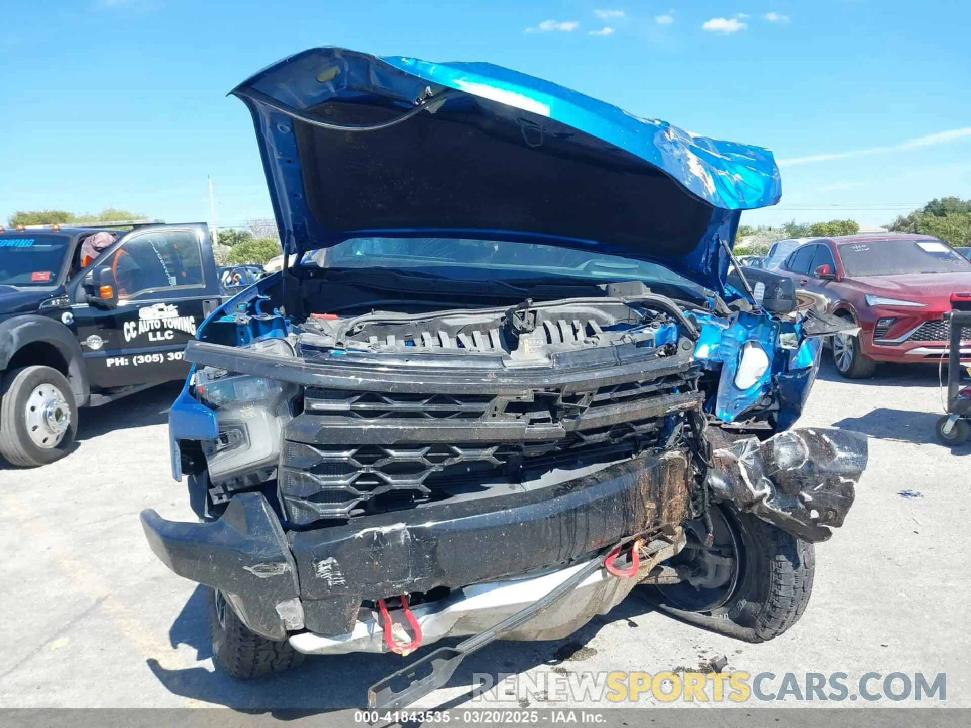 12 Photograph of a damaged car 3GCUDHEL3NG584503 CHEVROLET SILVERADO 1500 2022