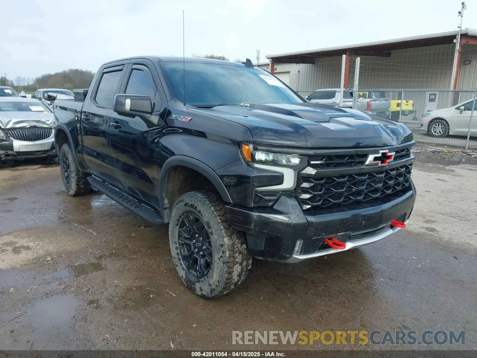 1 Photograph of a damaged car 3GCUDHEL4NG686781 CHEVROLET SILVERADO 1500 2022