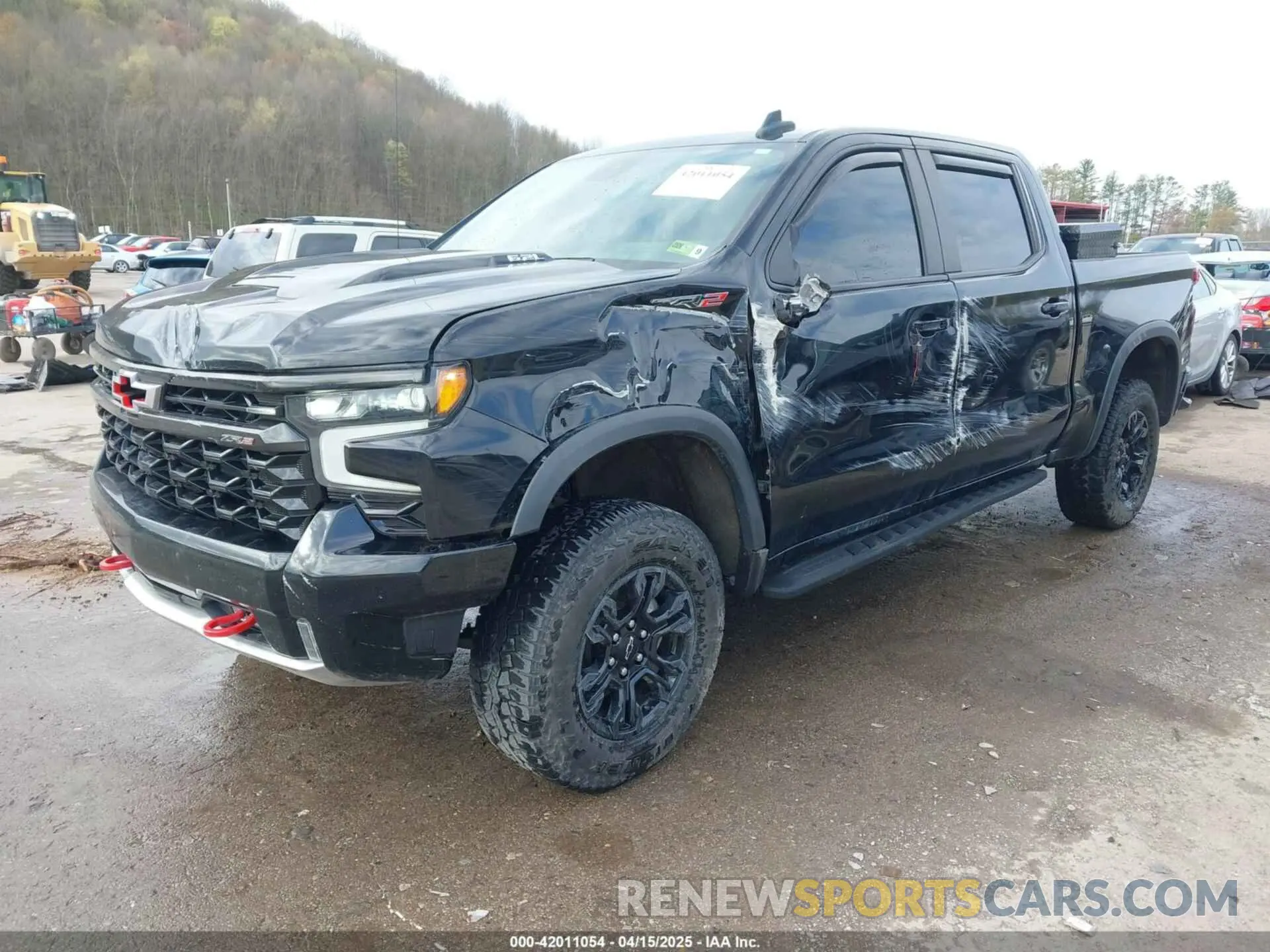 2 Photograph of a damaged car 3GCUDHEL4NG686781 CHEVROLET SILVERADO 1500 2022