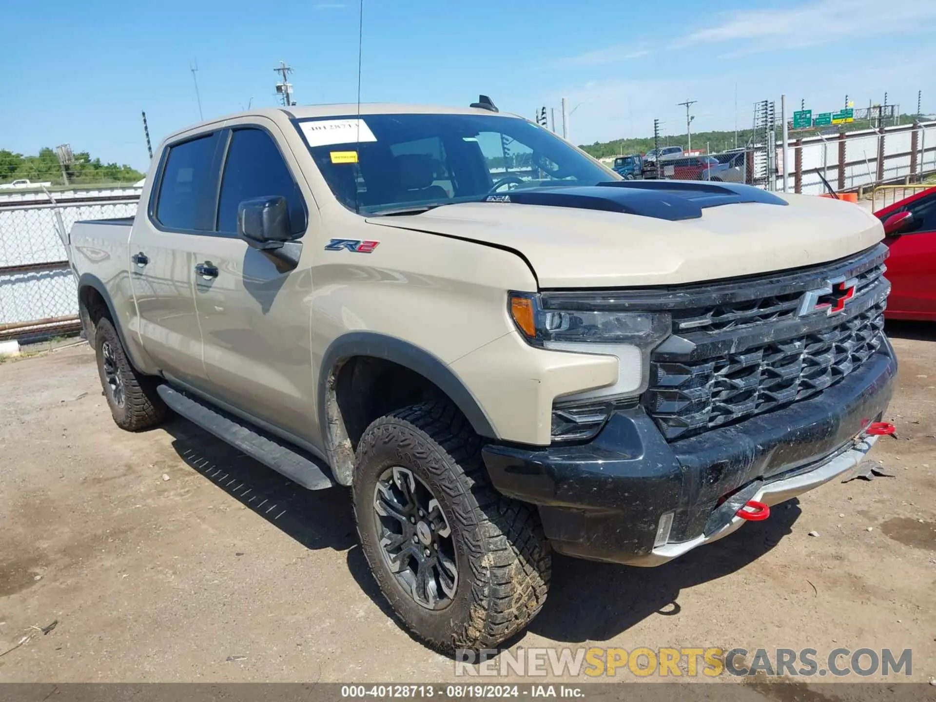 1 Photograph of a damaged car 3GCUDHEL6NG685065 CHEVROLET SILVERADO 1500 2022