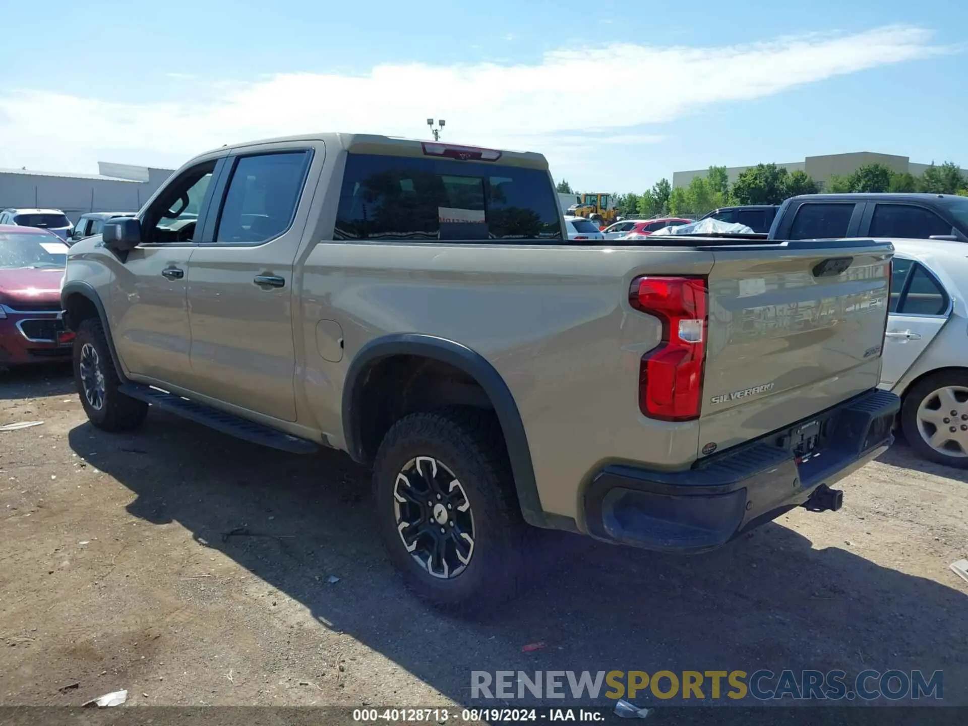 3 Photograph of a damaged car 3GCUDHEL6NG685065 CHEVROLET SILVERADO 1500 2022