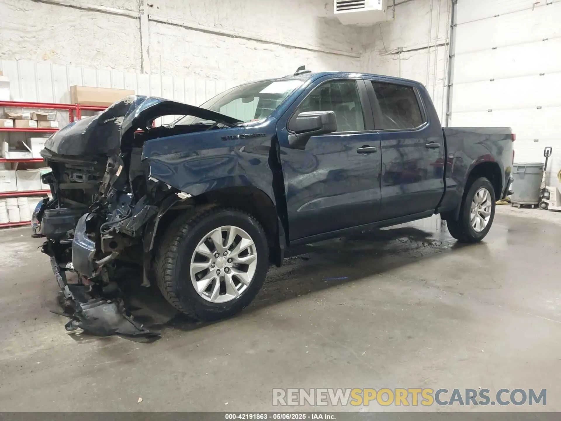 2 Photograph of a damaged car 1GCPABEK0PZ155669 CHEVROLET SILVERADO 1500 2023