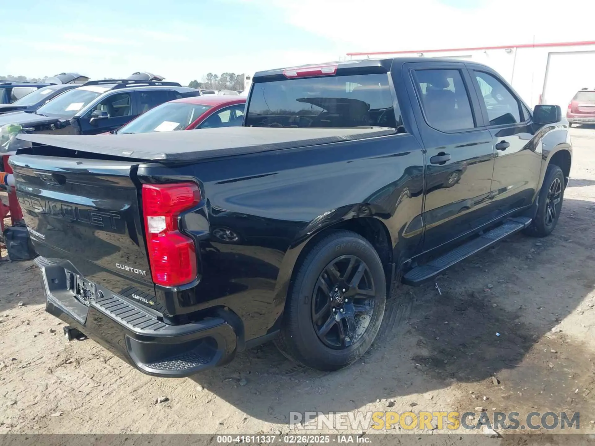 4 Photograph of a damaged car 1GCPABEK1PZ224613 CHEVROLET SILVERADO 1500 2023