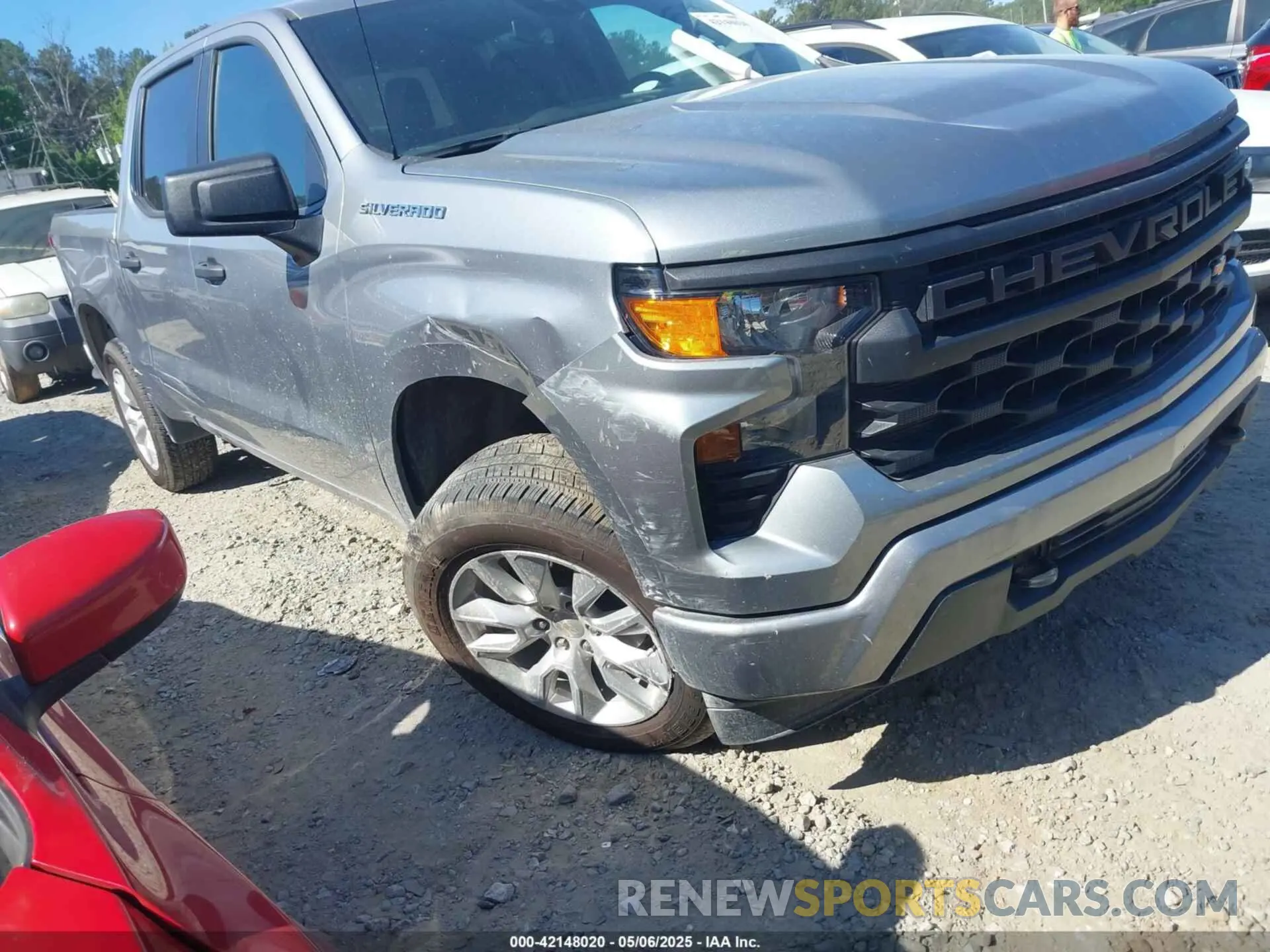 6 Photograph of a damaged car 1GCPABEK1PZ270250 CHEVROLET SILVERADO 1500 2023
