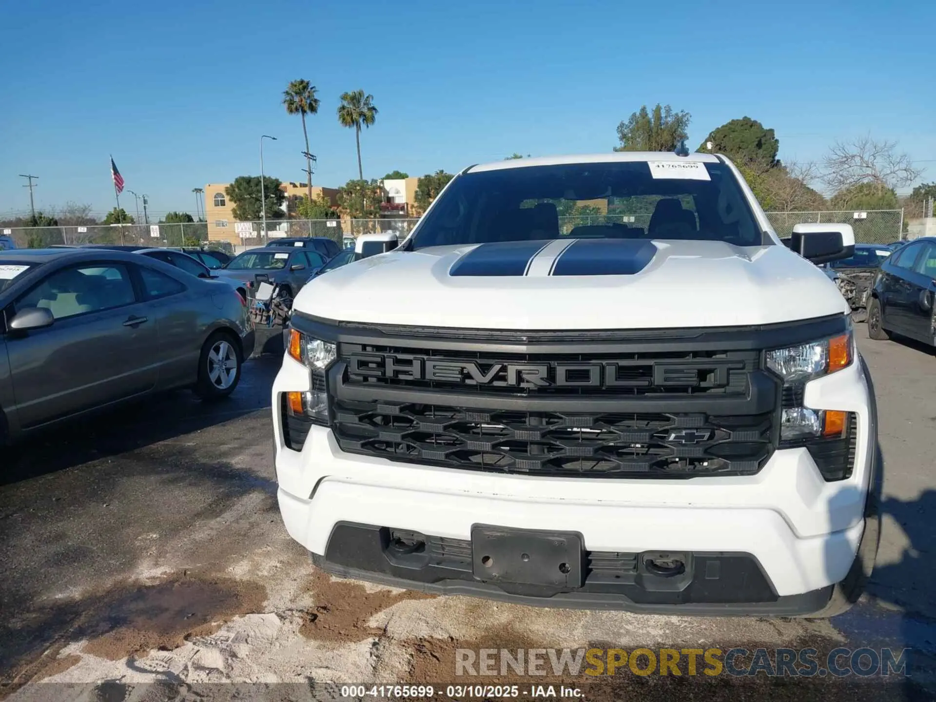 12 Photograph of a damaged car 1GCPABEK3PZ133035 CHEVROLET SILVERADO 1500 2023