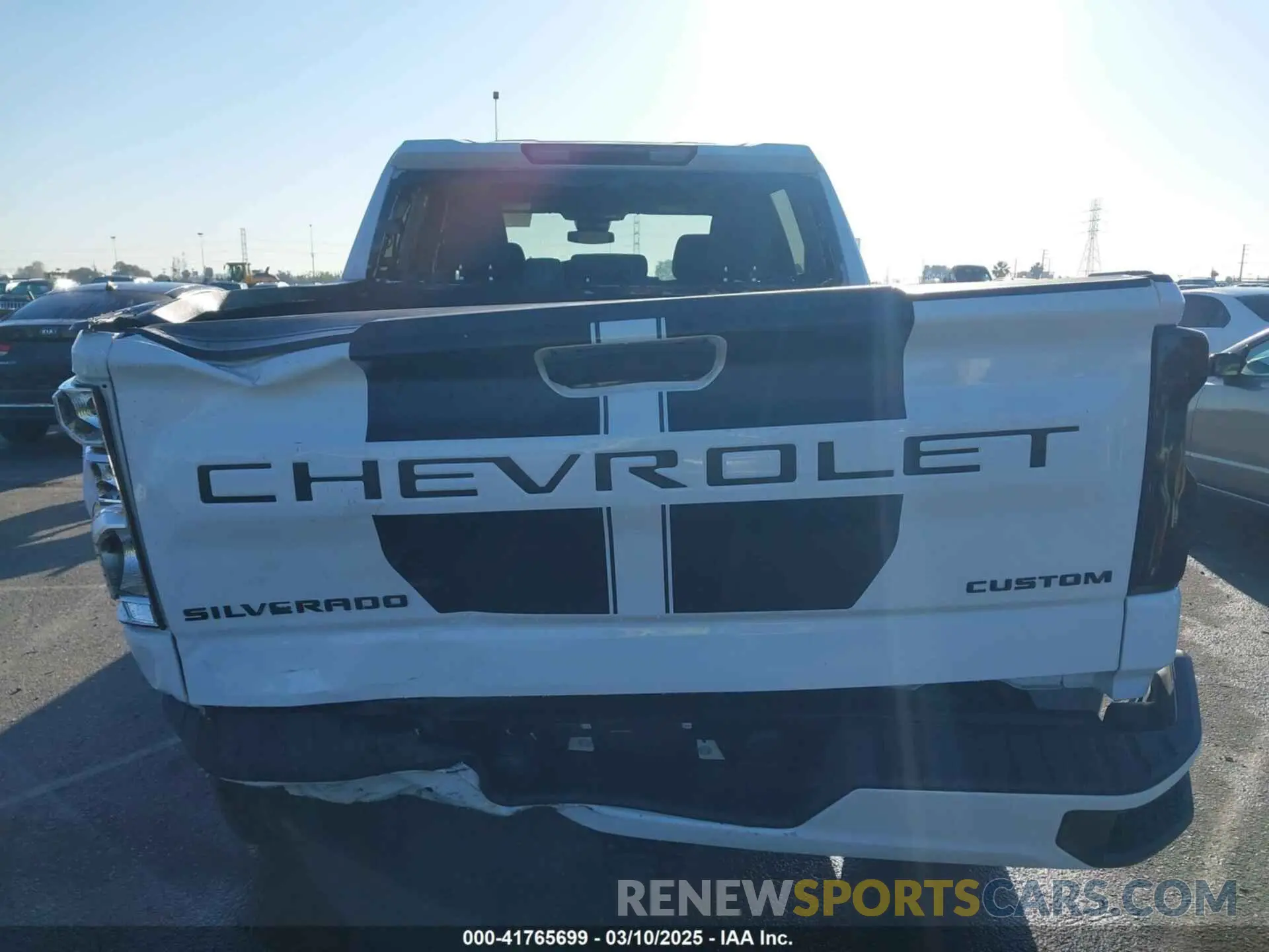 6 Photograph of a damaged car 1GCPABEK3PZ133035 CHEVROLET SILVERADO 1500 2023