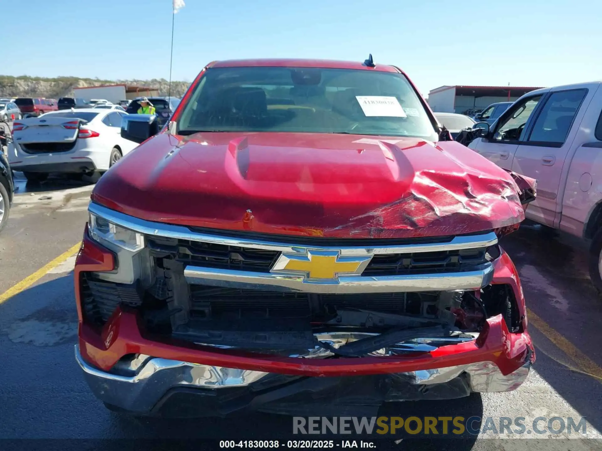 13 Photograph of a damaged car 1GCPACED6PZ299315 CHEVROLET SILVERADO 1500 2023