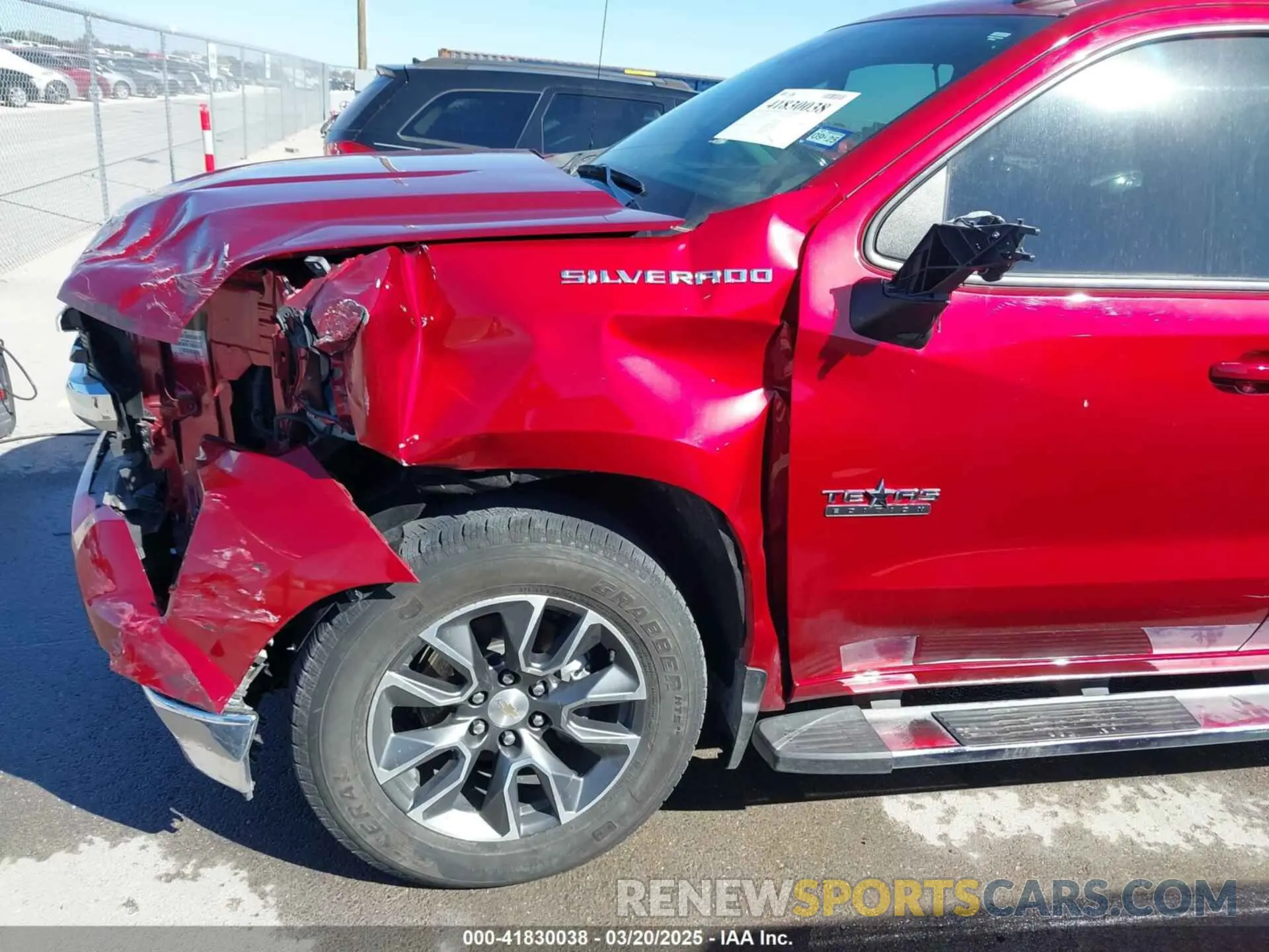 18 Photograph of a damaged car 1GCPACED6PZ299315 CHEVROLET SILVERADO 1500 2023