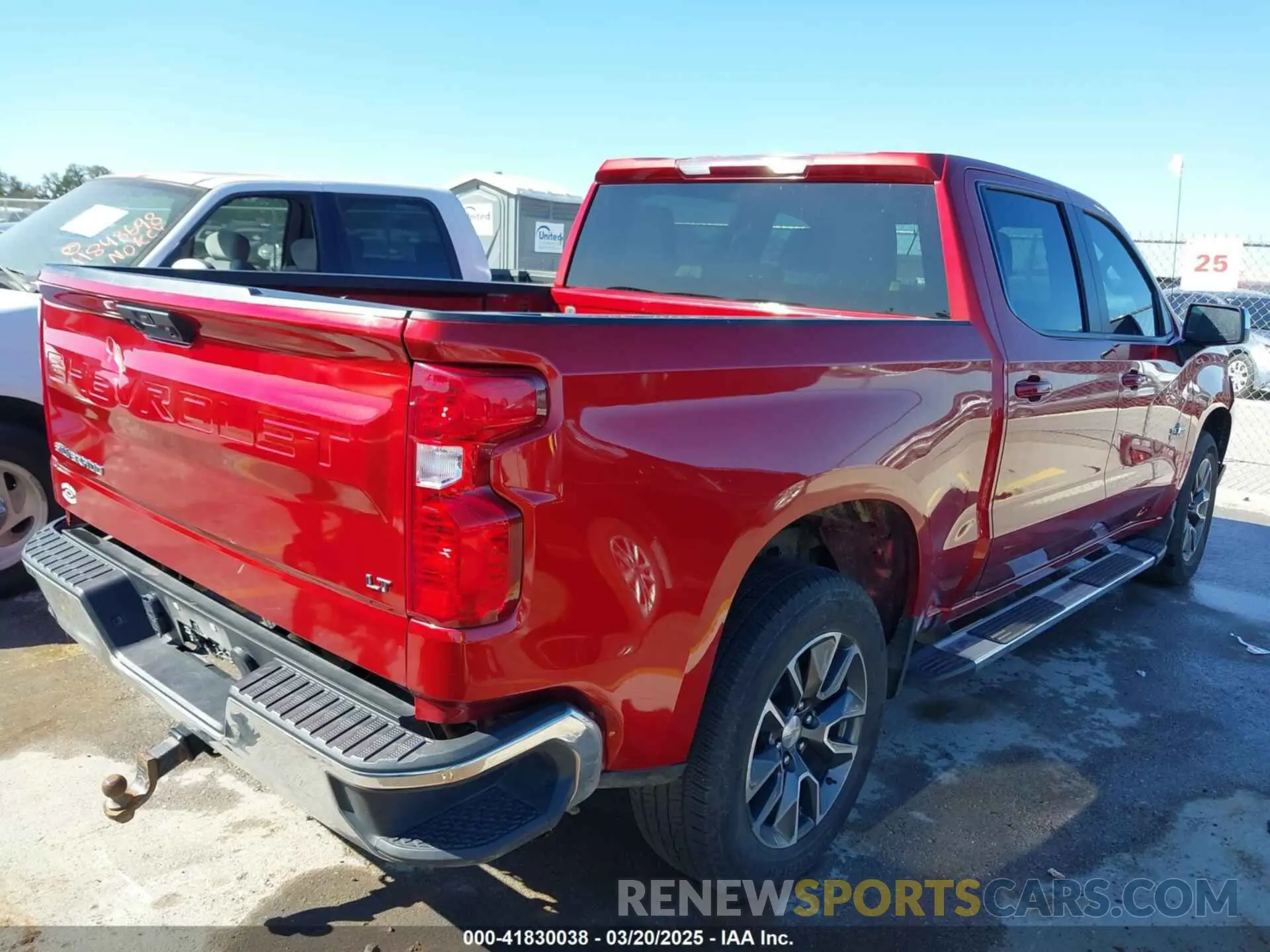 4 Photograph of a damaged car 1GCPACED6PZ299315 CHEVROLET SILVERADO 1500 2023