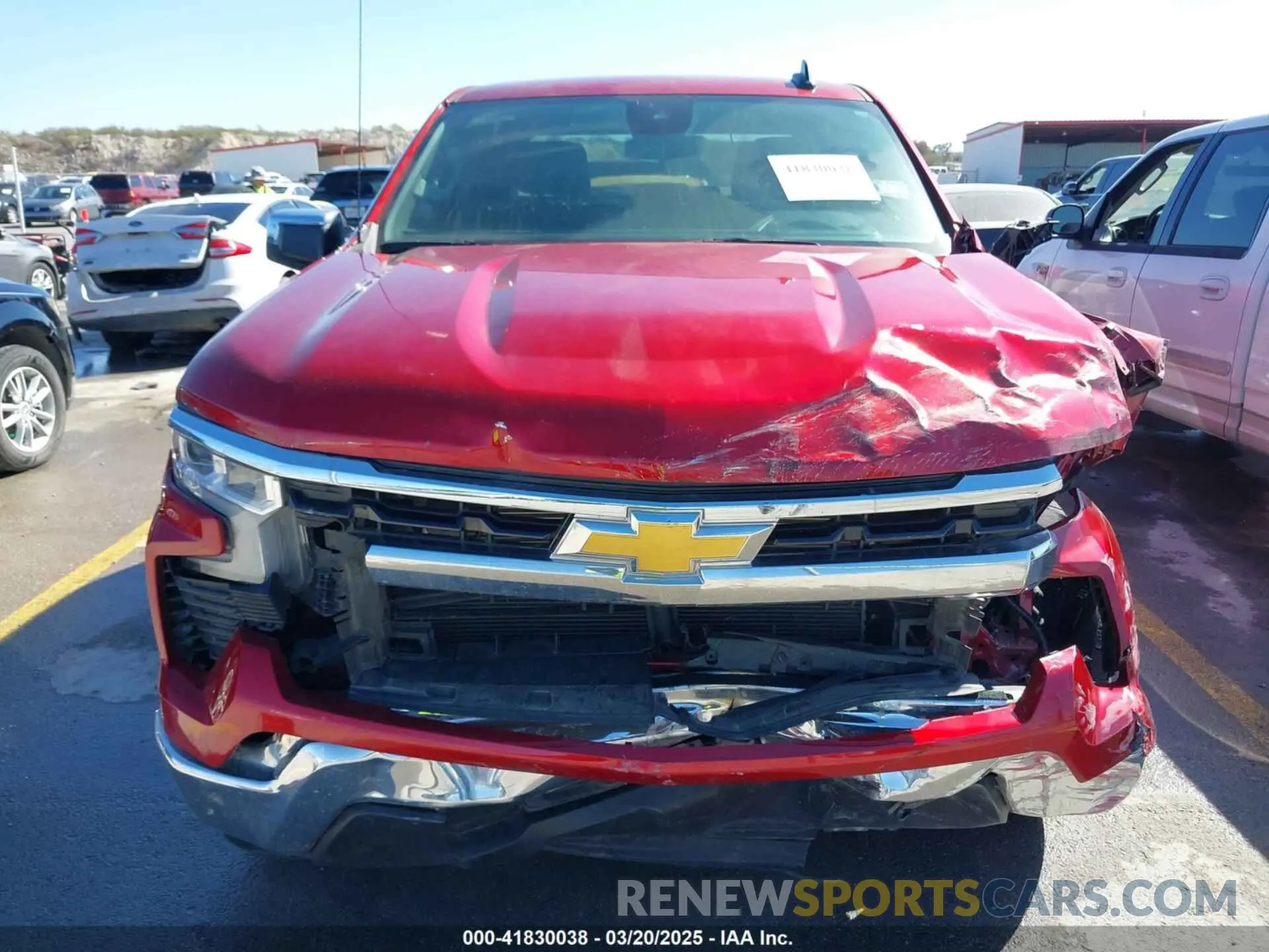 6 Photograph of a damaged car 1GCPACED6PZ299315 CHEVROLET SILVERADO 1500 2023