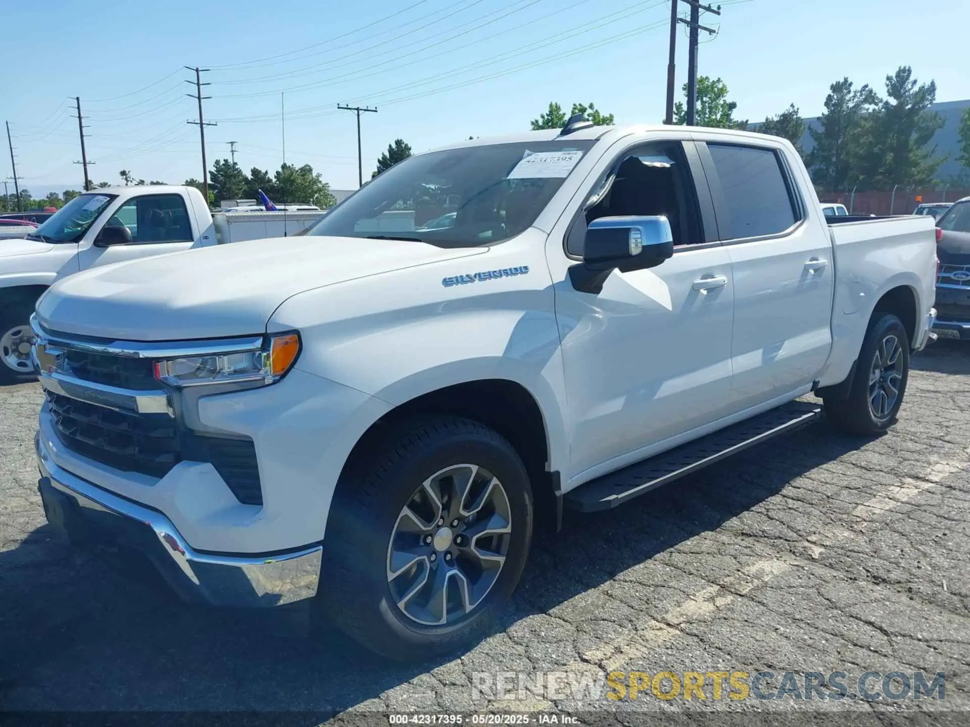 2 Photograph of a damaged car 1GCPACEK3PZ212260 CHEVROLET SILVERADO 1500 2023