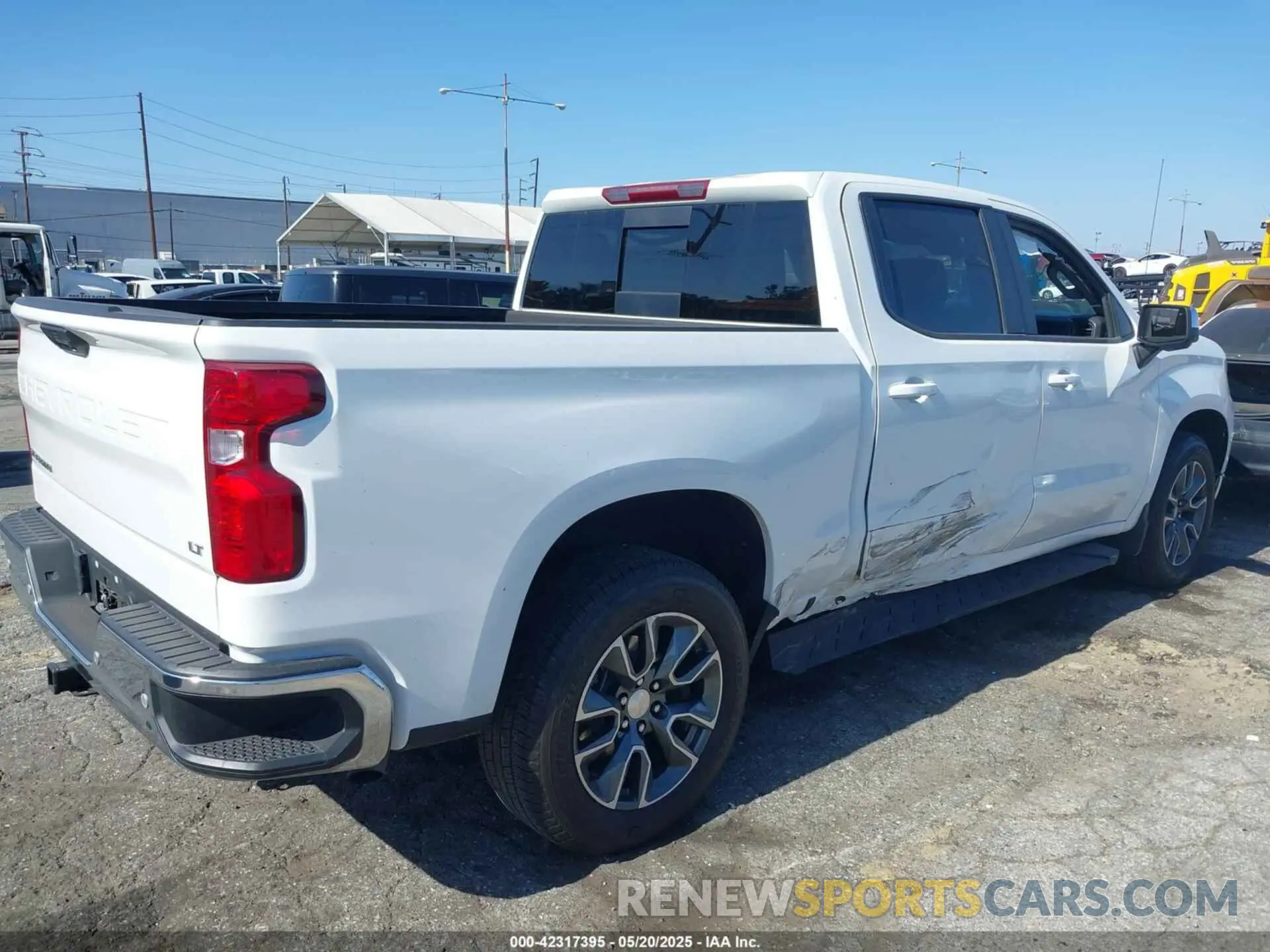4 Photograph of a damaged car 1GCPACEK3PZ212260 CHEVROLET SILVERADO 1500 2023