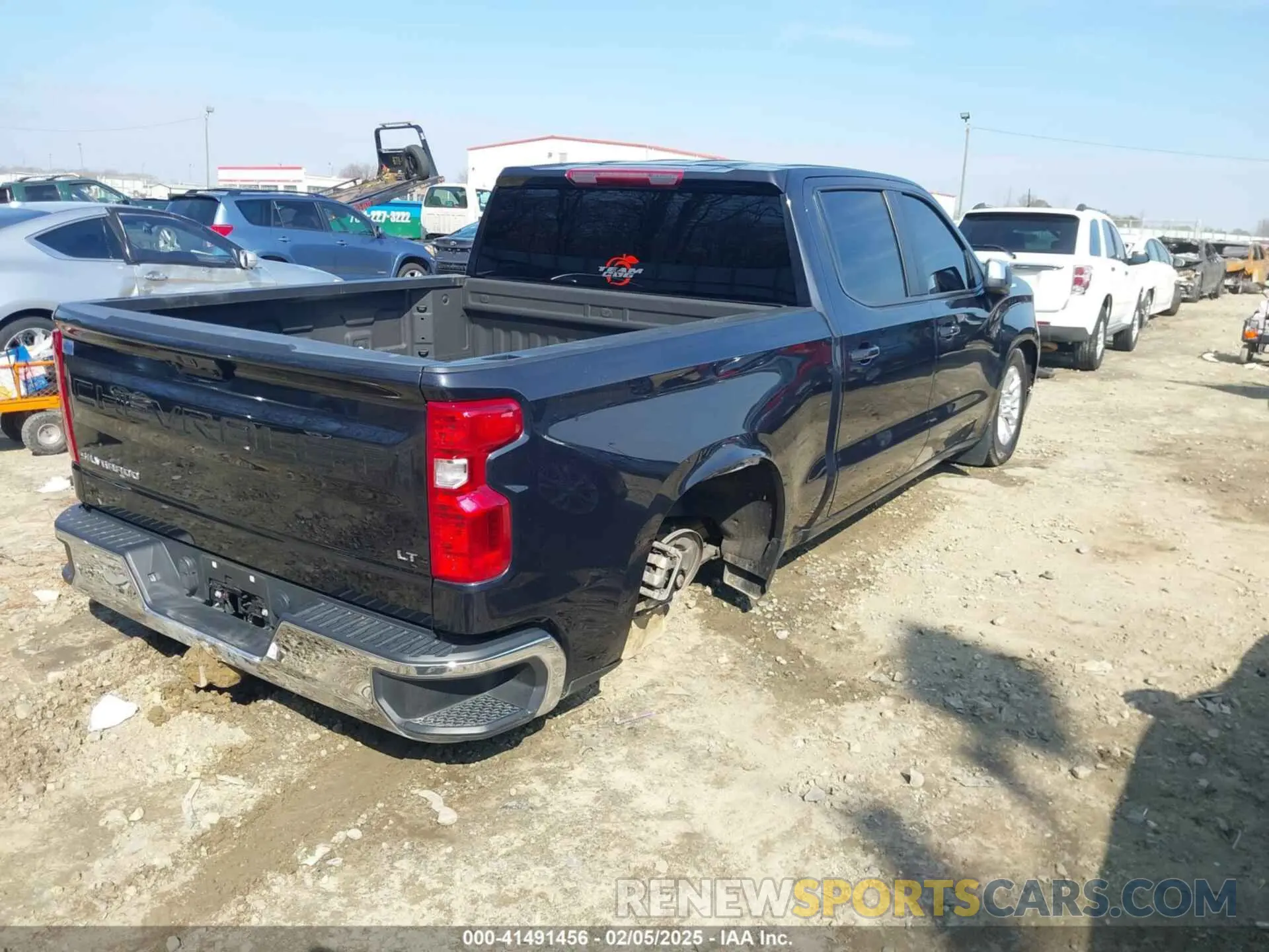 4 Photograph of a damaged car 1GCPACEK8PZ244590 CHEVROLET SILVERADO 1500 2023