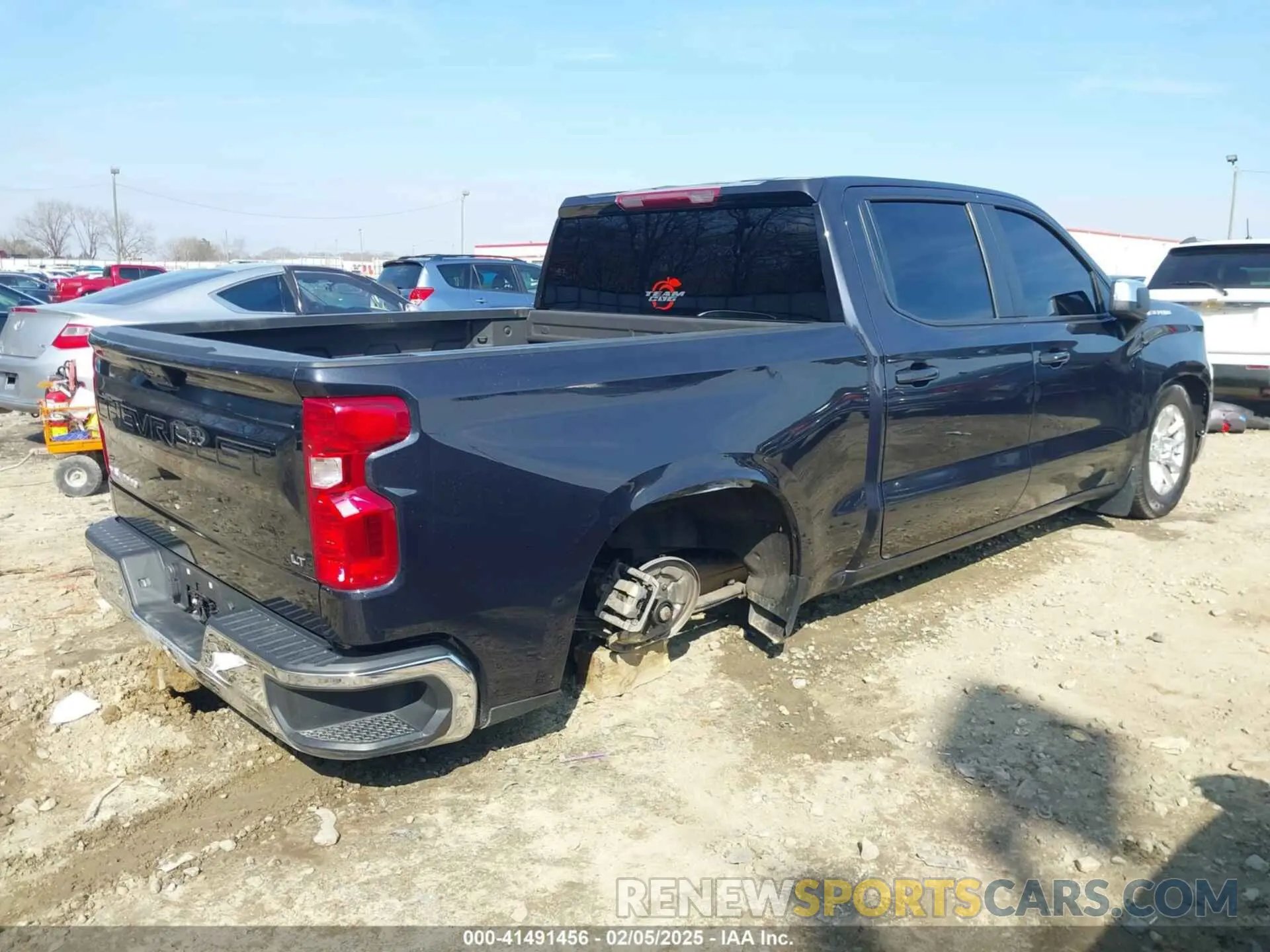 6 Photograph of a damaged car 1GCPACEK8PZ244590 CHEVROLET SILVERADO 1500 2023