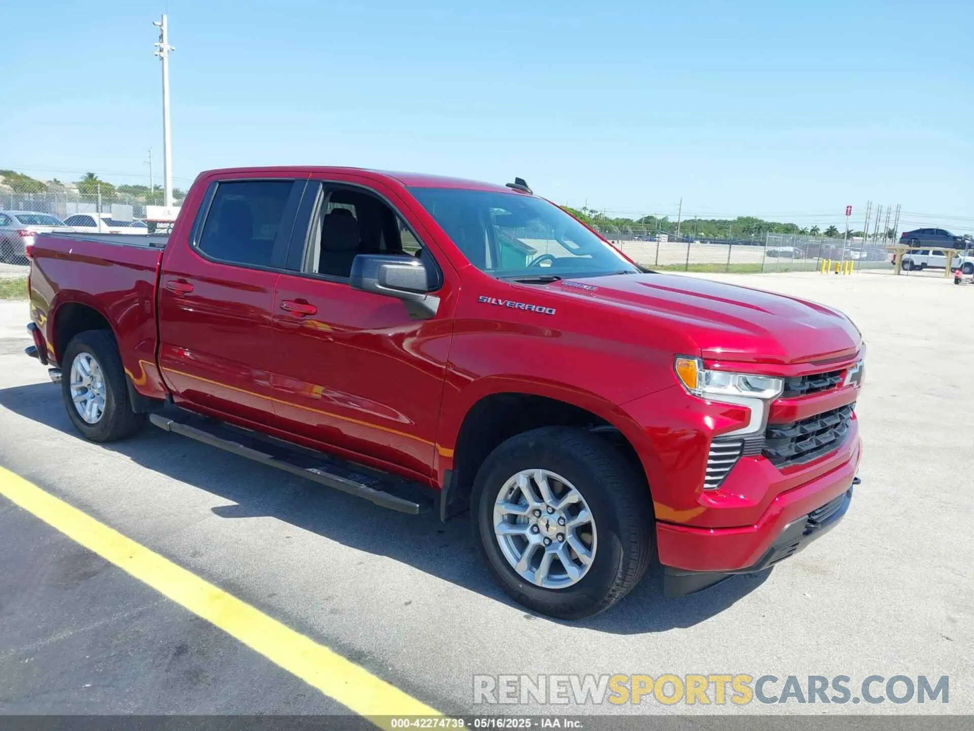 1 Photograph of a damaged car 1GCPADE87PZ333092 CHEVROLET SILVERADO 1500 2023