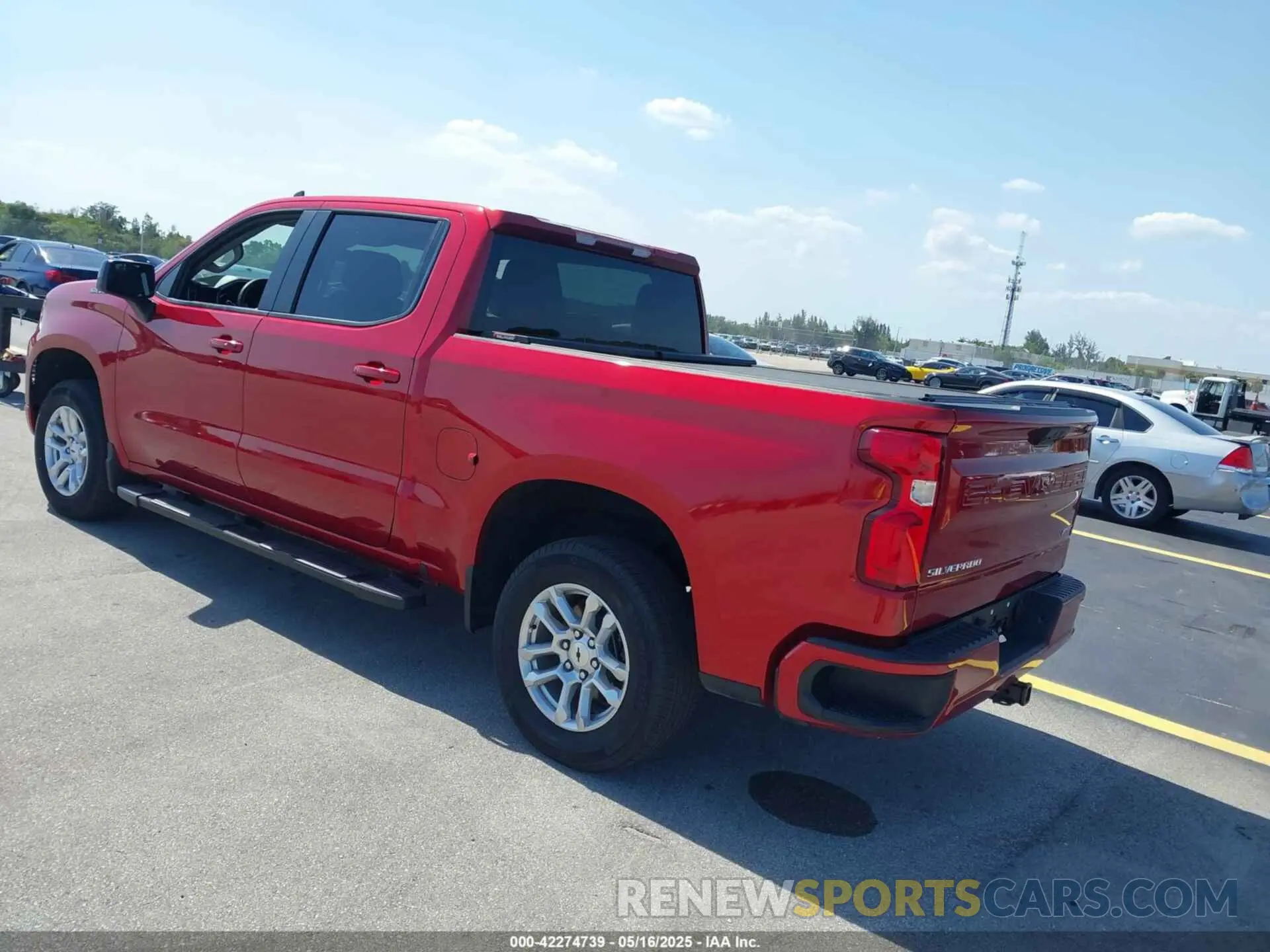 3 Photograph of a damaged car 1GCPADE87PZ333092 CHEVROLET SILVERADO 1500 2023