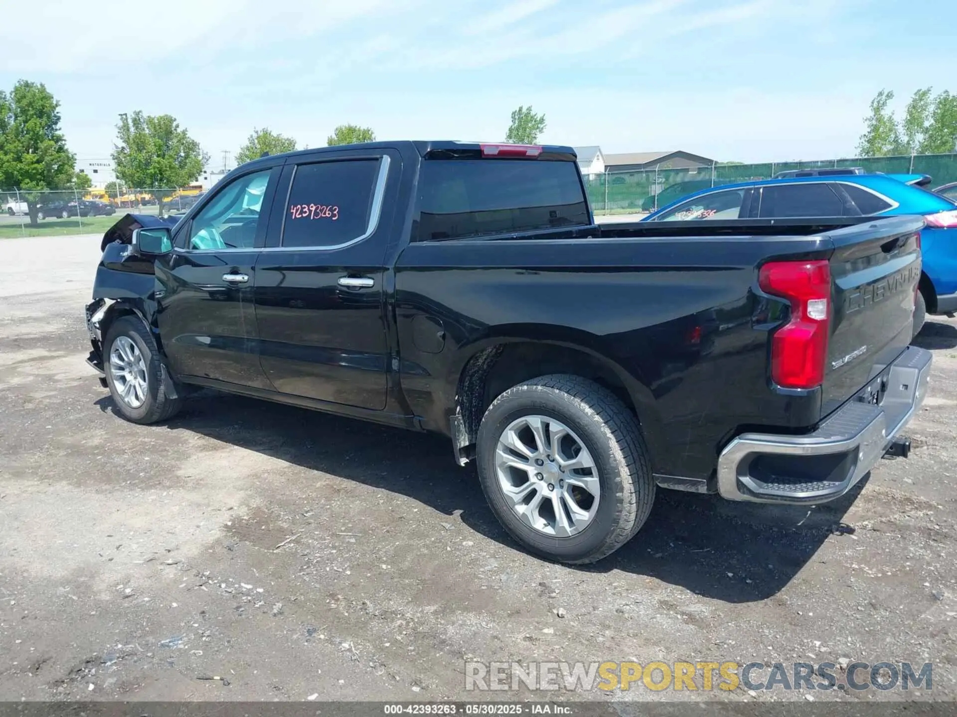 3 Photograph of a damaged car 1GCPAEED5PZ110388 CHEVROLET SILVERADO 1500 2023