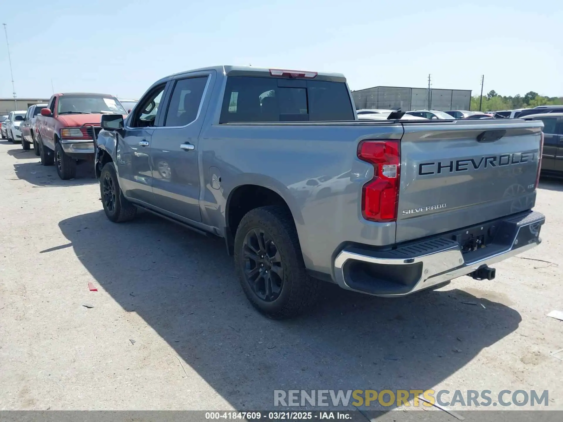 3 Photograph of a damaged car 1GCPAEED6PZ233469 CHEVROLET SILVERADO 1500 2023