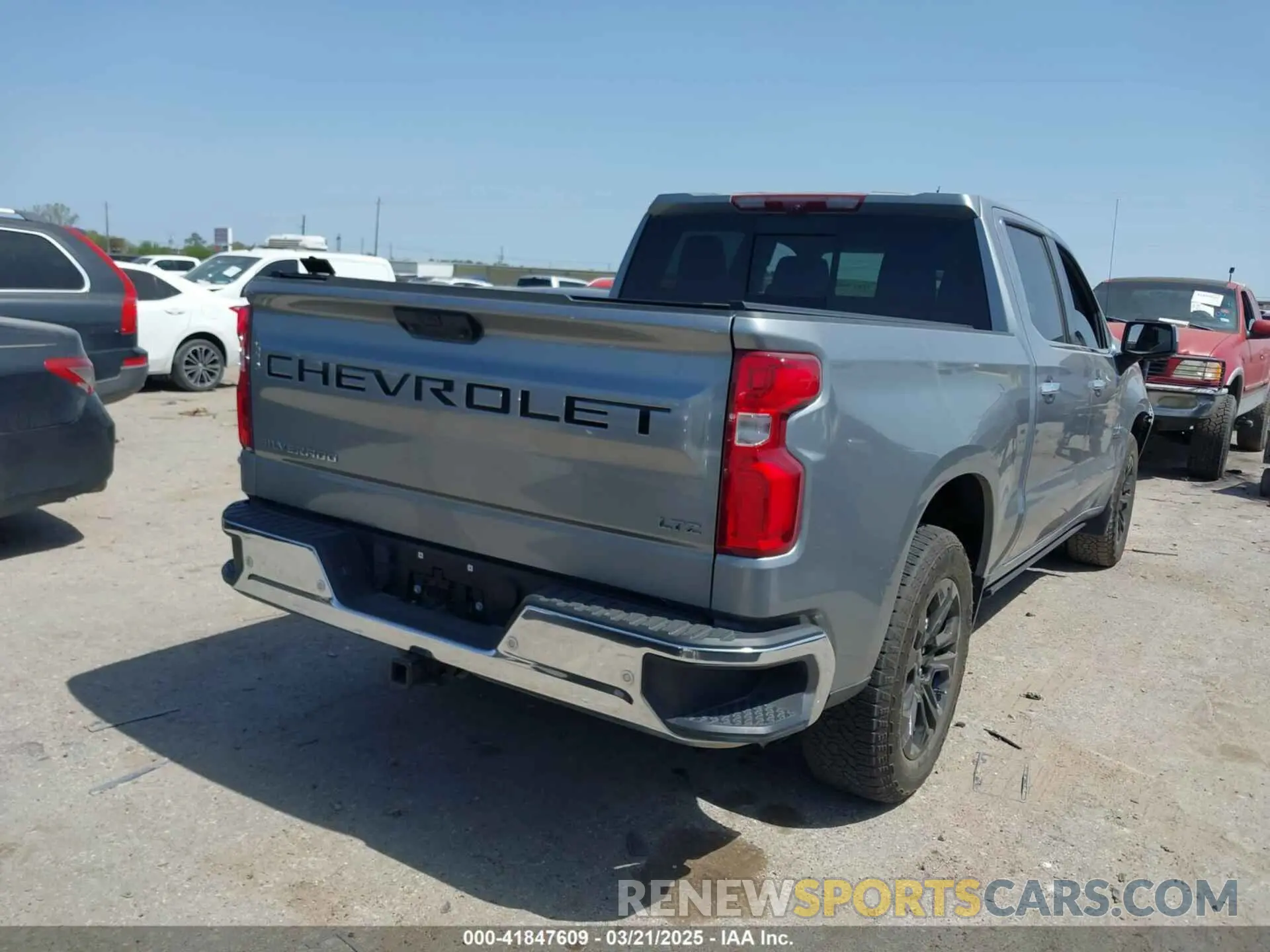 4 Photograph of a damaged car 1GCPAEED6PZ233469 CHEVROLET SILVERADO 1500 2023