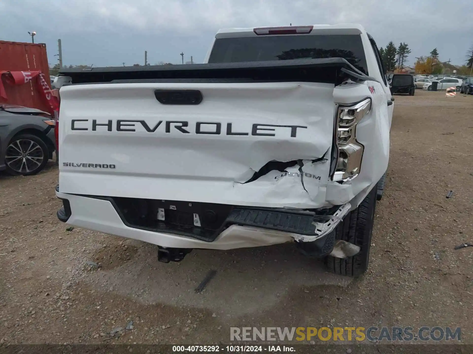 6 Photograph of a damaged car 1GCPDBEK1PZ306994 CHEVROLET SILVERADO 1500 2023