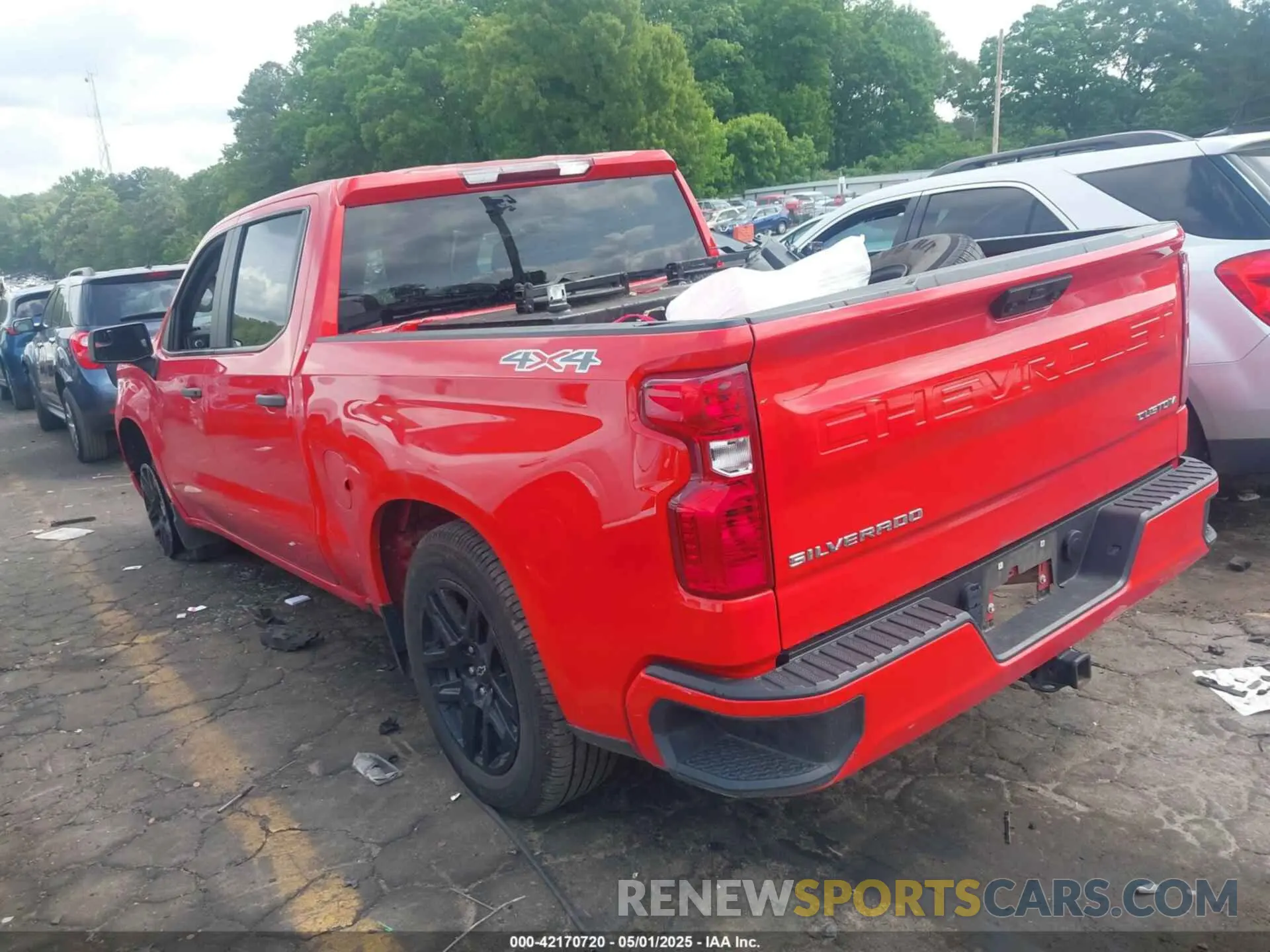 3 Photograph of a damaged car 1GCPDBEK6PZ212240 CHEVROLET SILVERADO 1500 2023