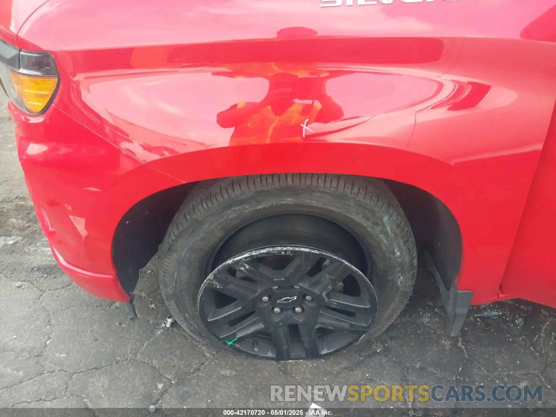 6 Photograph of a damaged car 1GCPDBEK6PZ212240 CHEVROLET SILVERADO 1500 2023