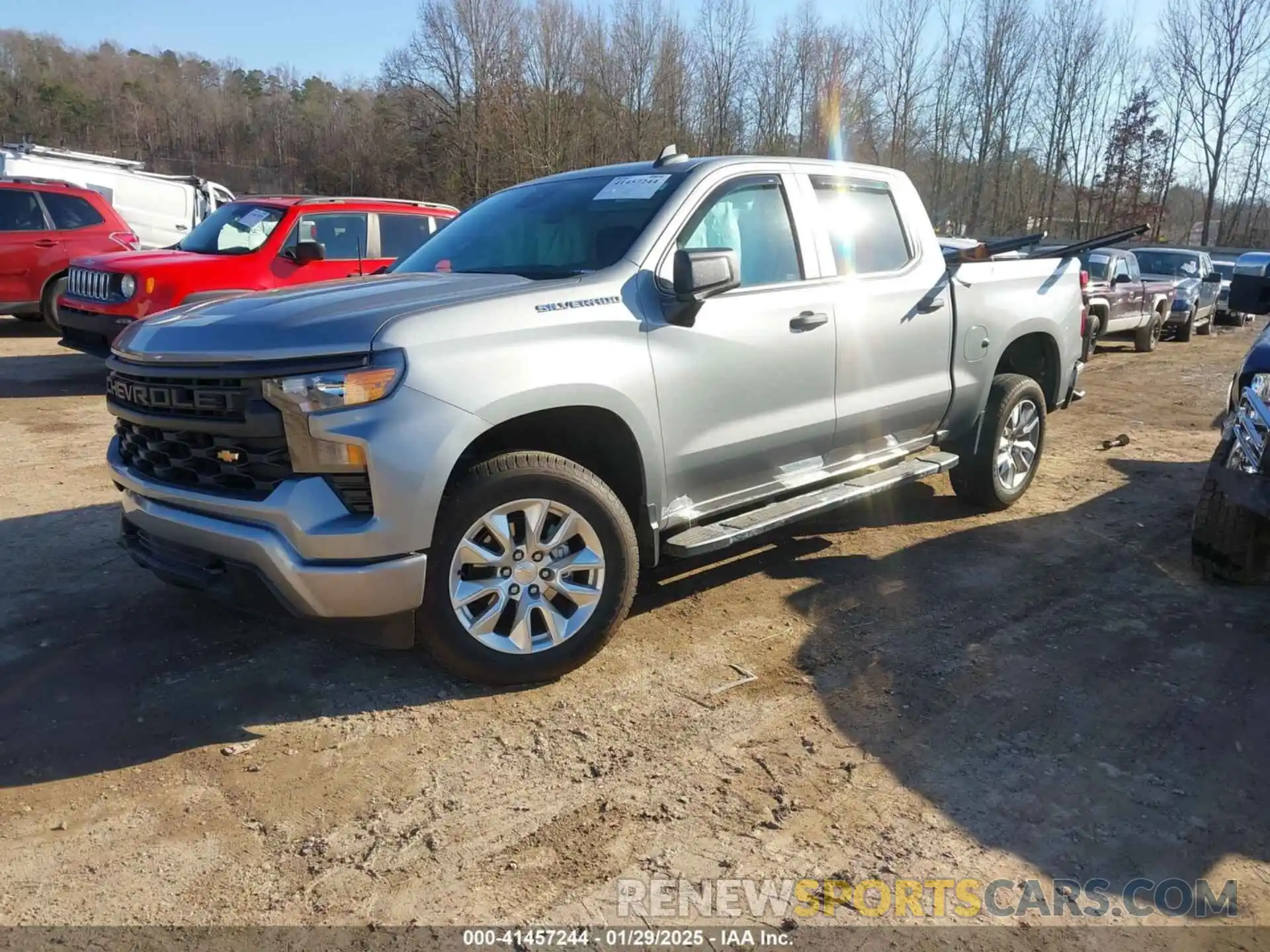 2 Photograph of a damaged car 1GCPDBEK8PZ289983 CHEVROLET SILVERADO 1500 2023