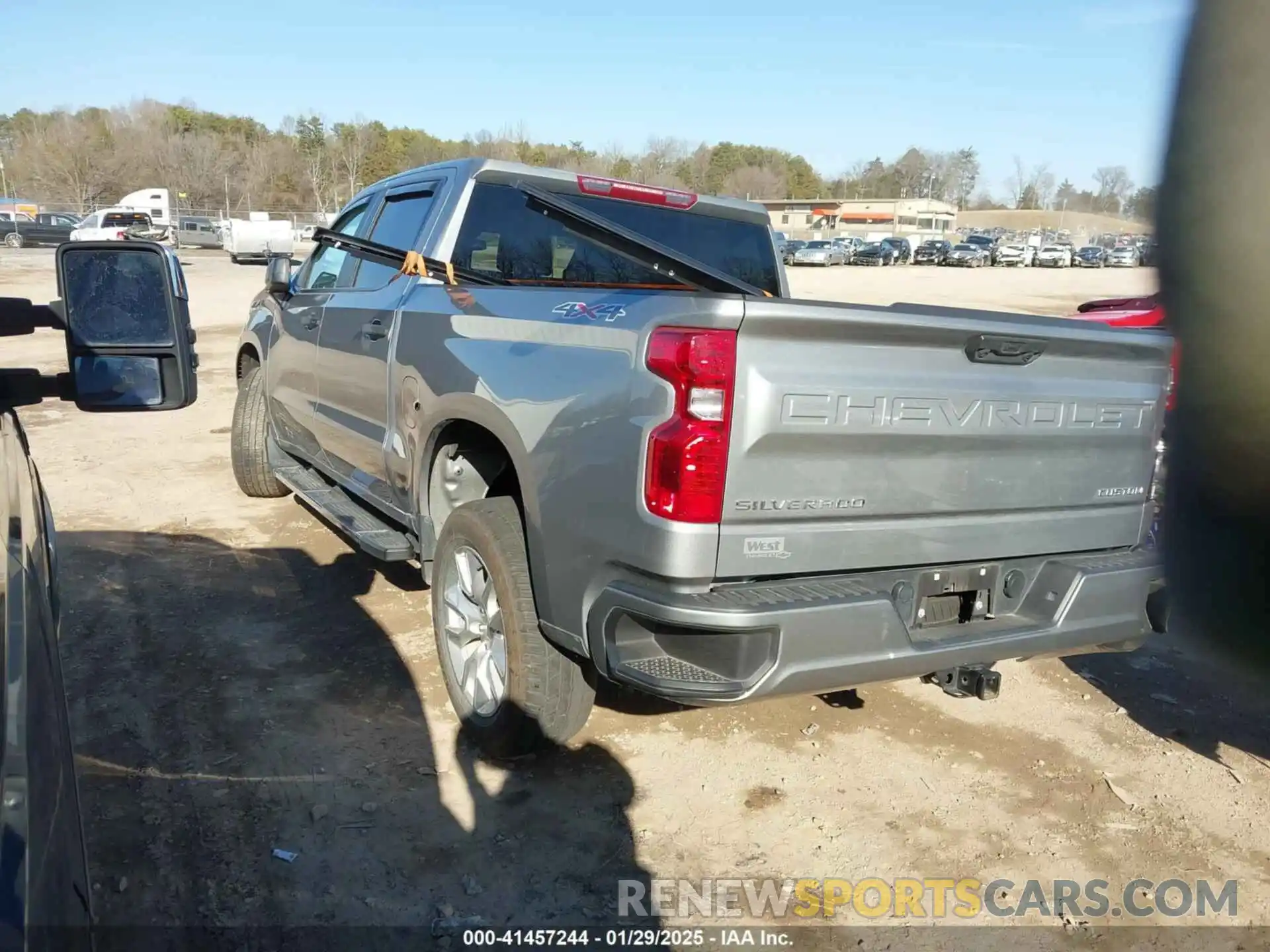 3 Photograph of a damaged car 1GCPDBEK8PZ289983 CHEVROLET SILVERADO 1500 2023