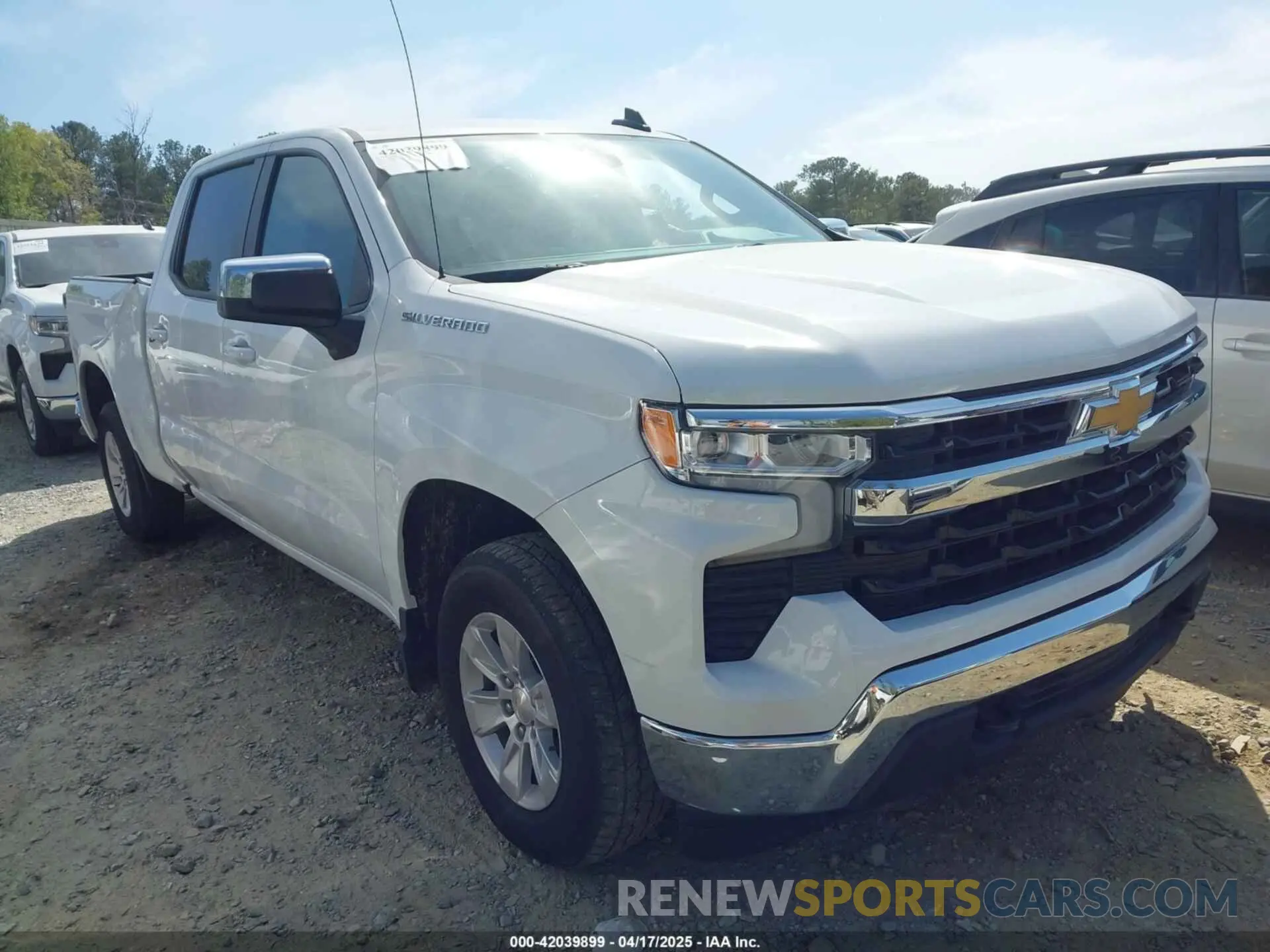 1 Photograph of a damaged car 1GCPDDEK2PZ313965 CHEVROLET SILVERADO 1500 2023