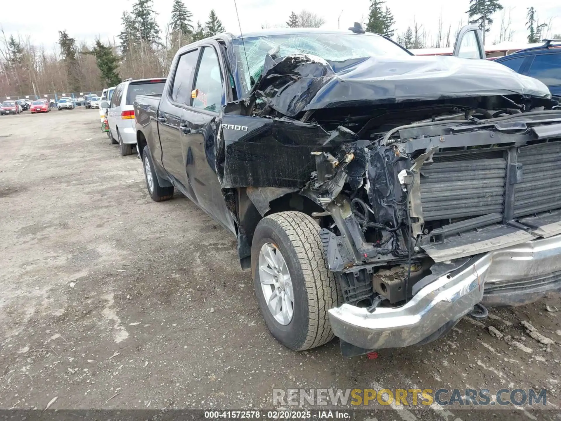 6 Photograph of a damaged car 1GCPDDEK7PZ283474 CHEVROLET SILVERADO 1500 2023